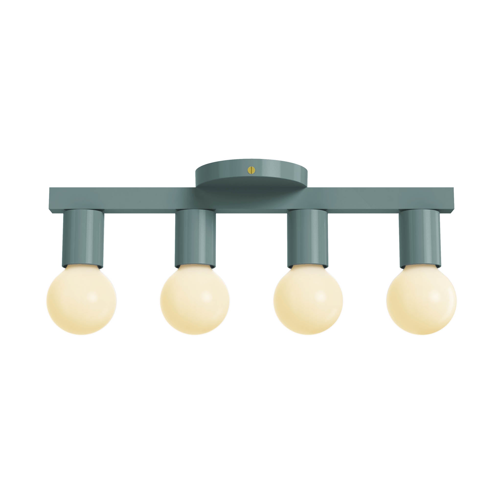 Brass and lagoon vogue 4 flush mount dutton brown lighting