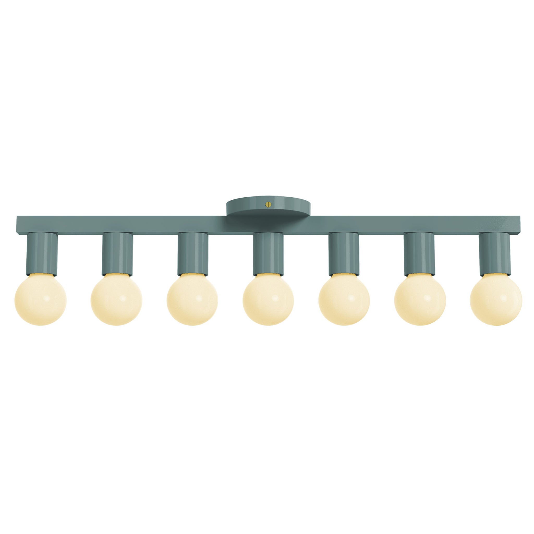brass and lagoon vogue 7 color flush mount dutton brown lighting