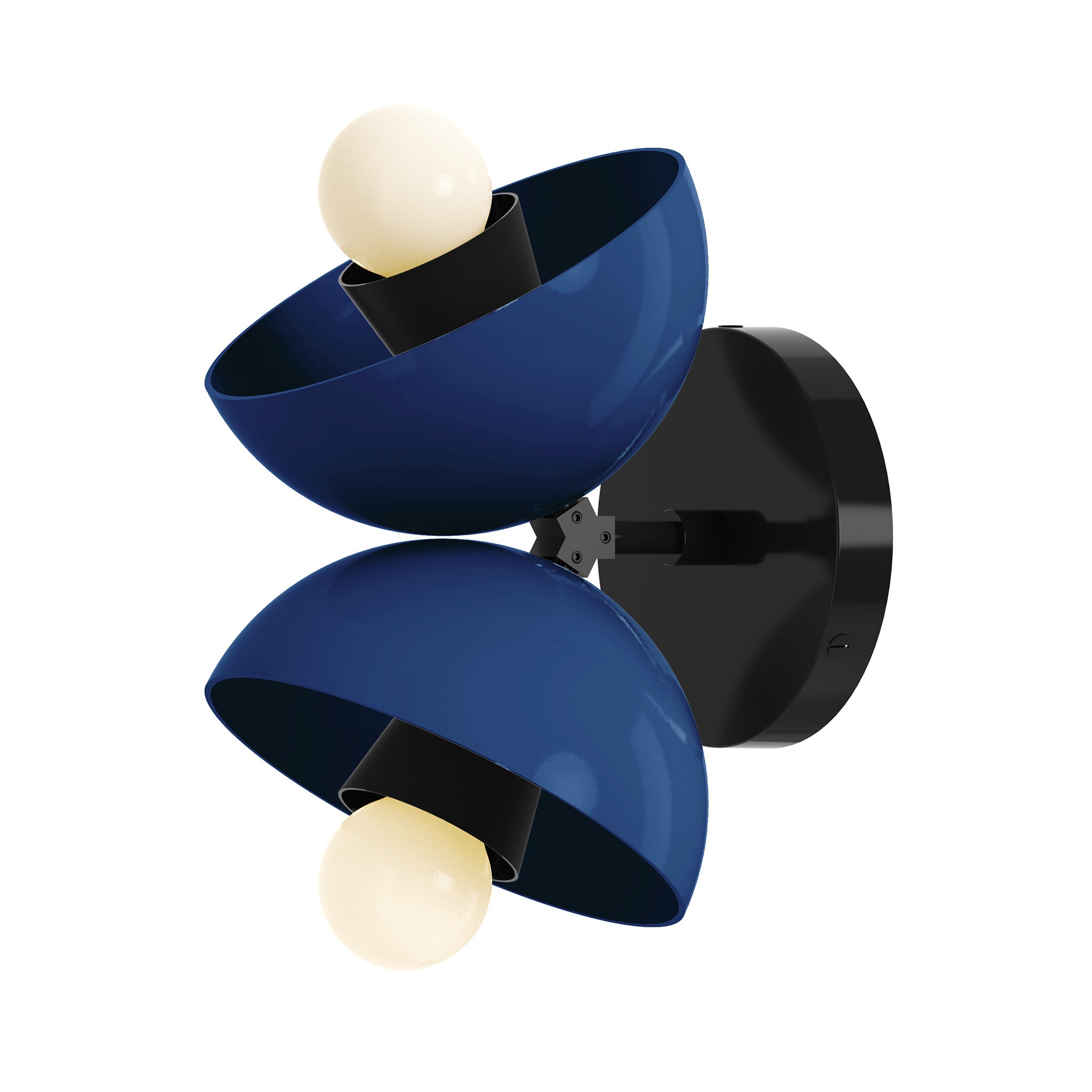 black cobalt color beso sconce dutton brown lighting