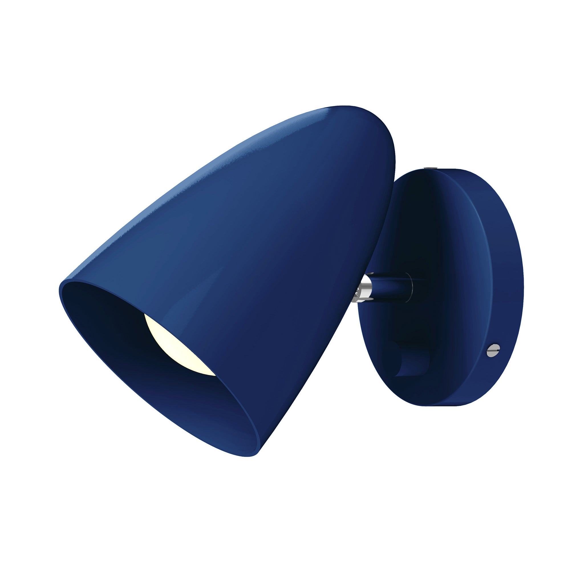 nickel cobalt color boom sconce - no arm dutton brown lighting