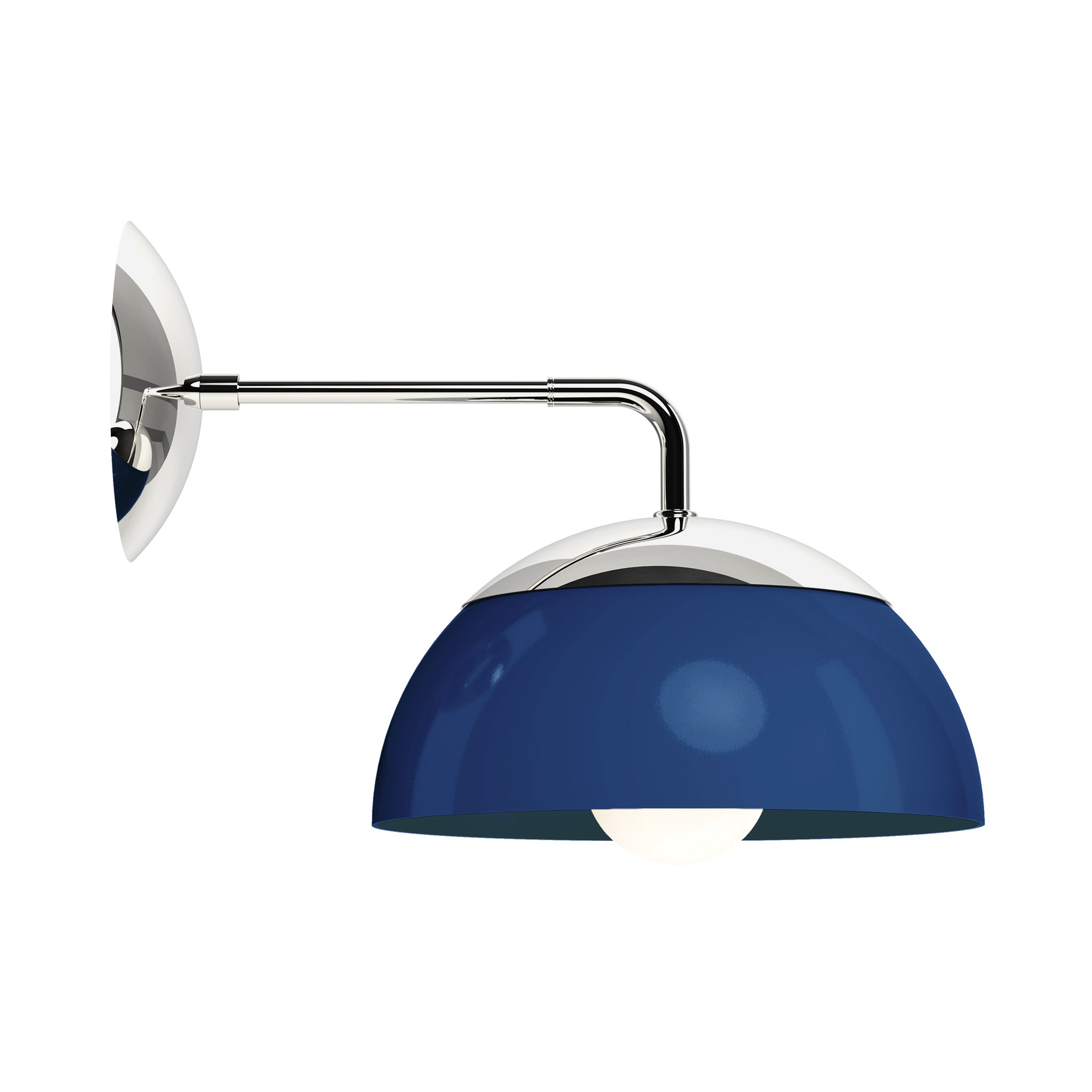 nickel cobalt color cadbury sconce 10" dutton brown lighting