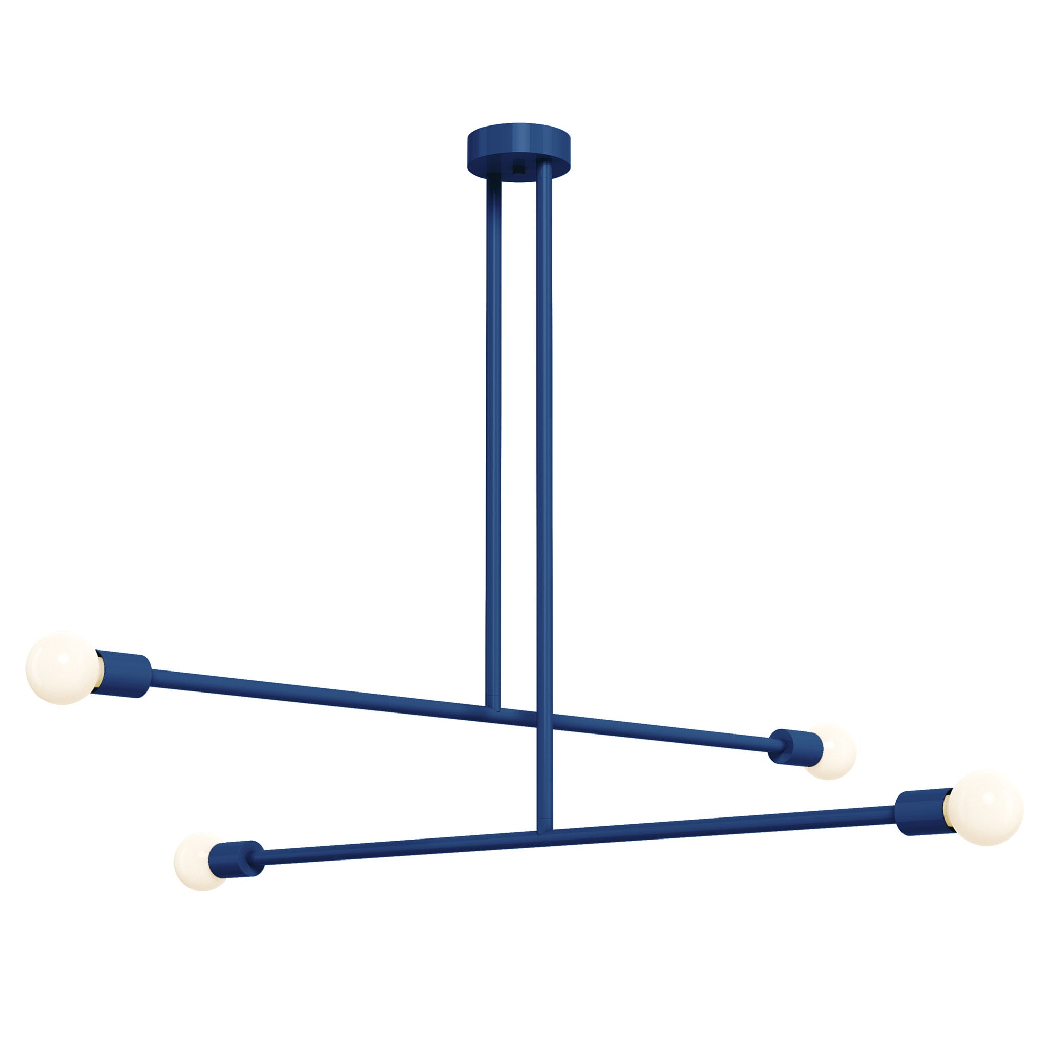 cobalt color captain chandelier 47" dutton brown lighting