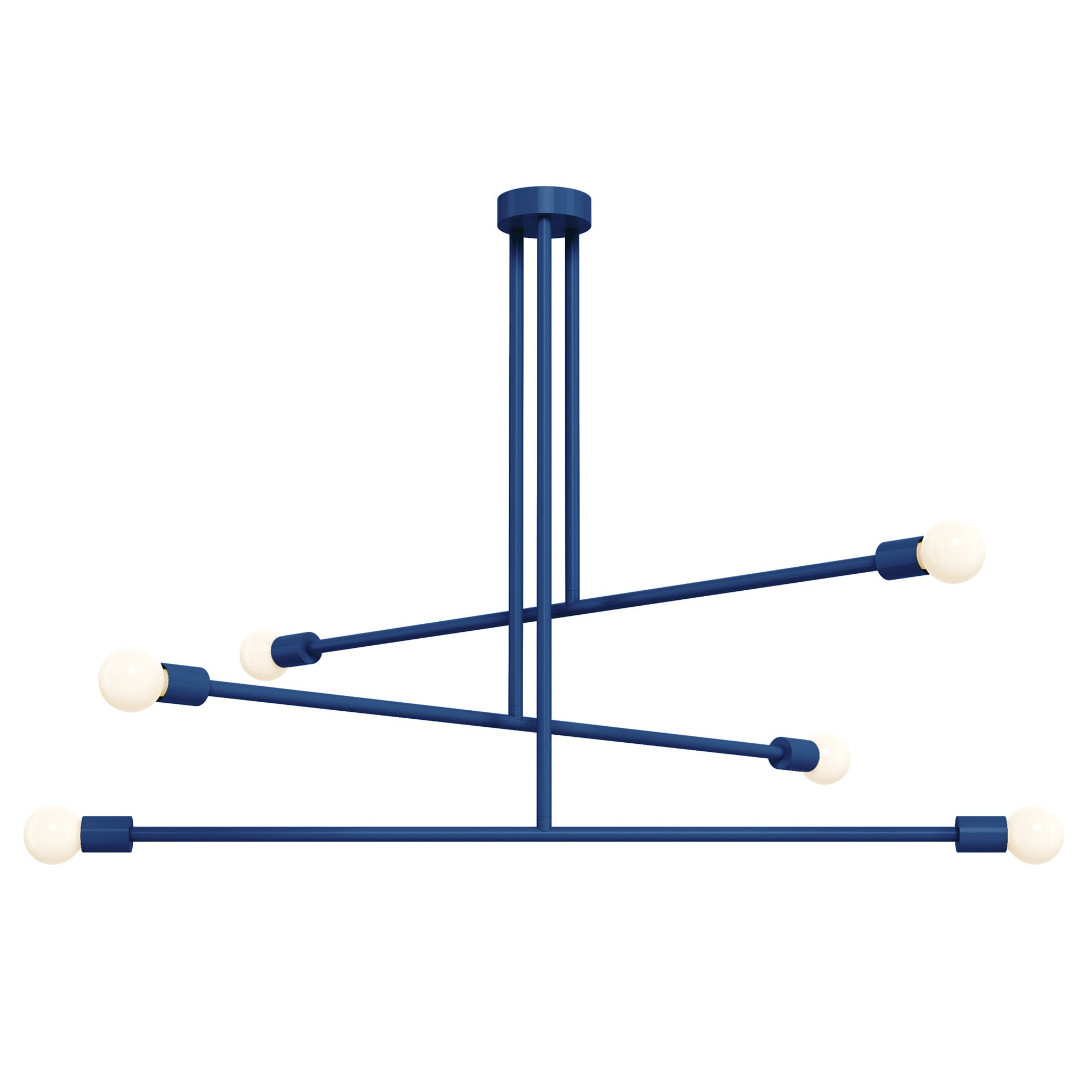 cobalt color commander chandelier 47" dutton brown lighting