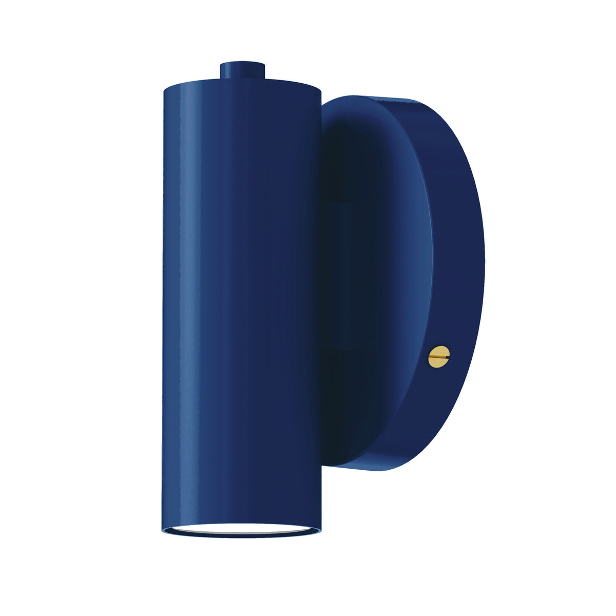 Brass and cobalt display wall sconce dutton brown lighting