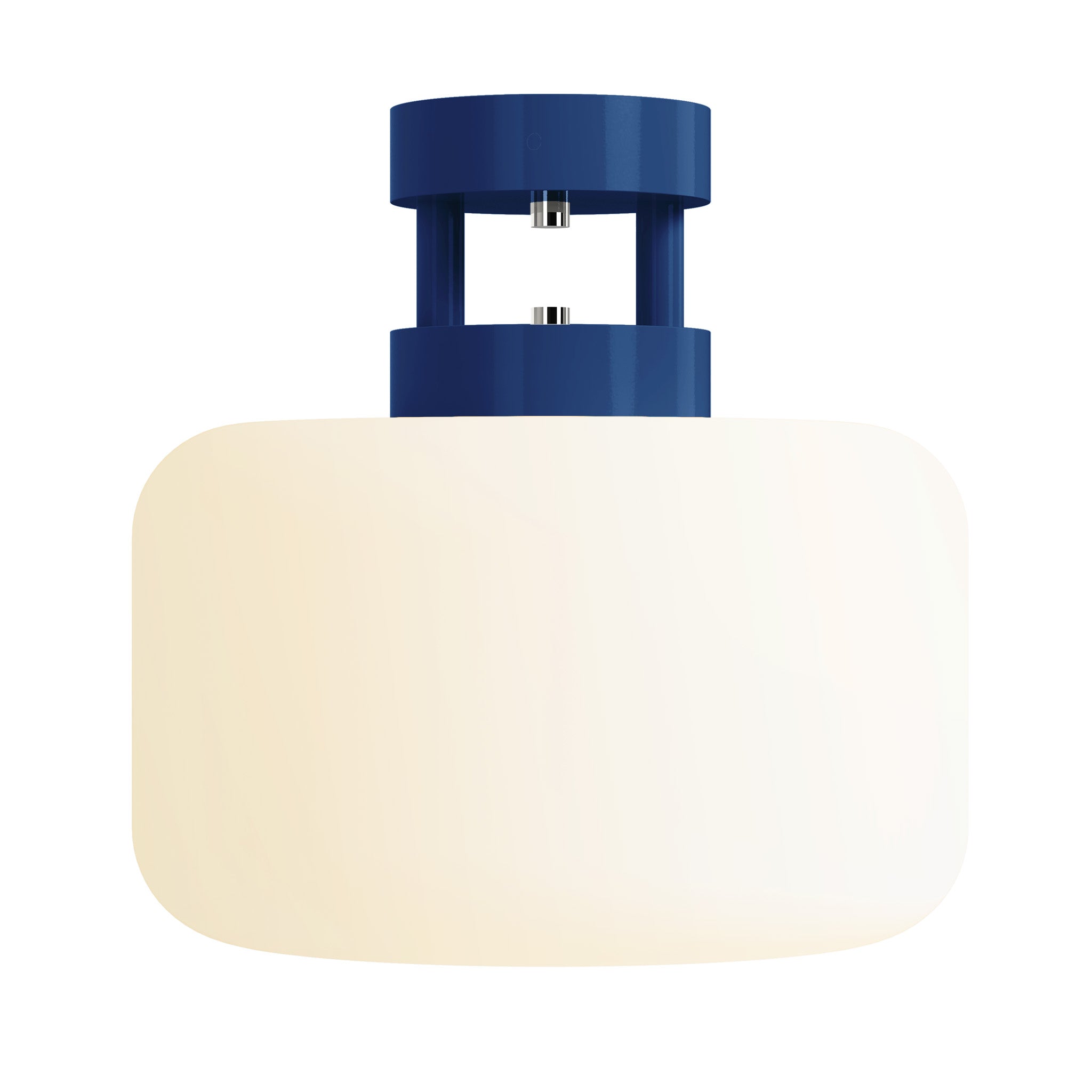 nickel and cobalt maxo color flush mount dutton brown lighting