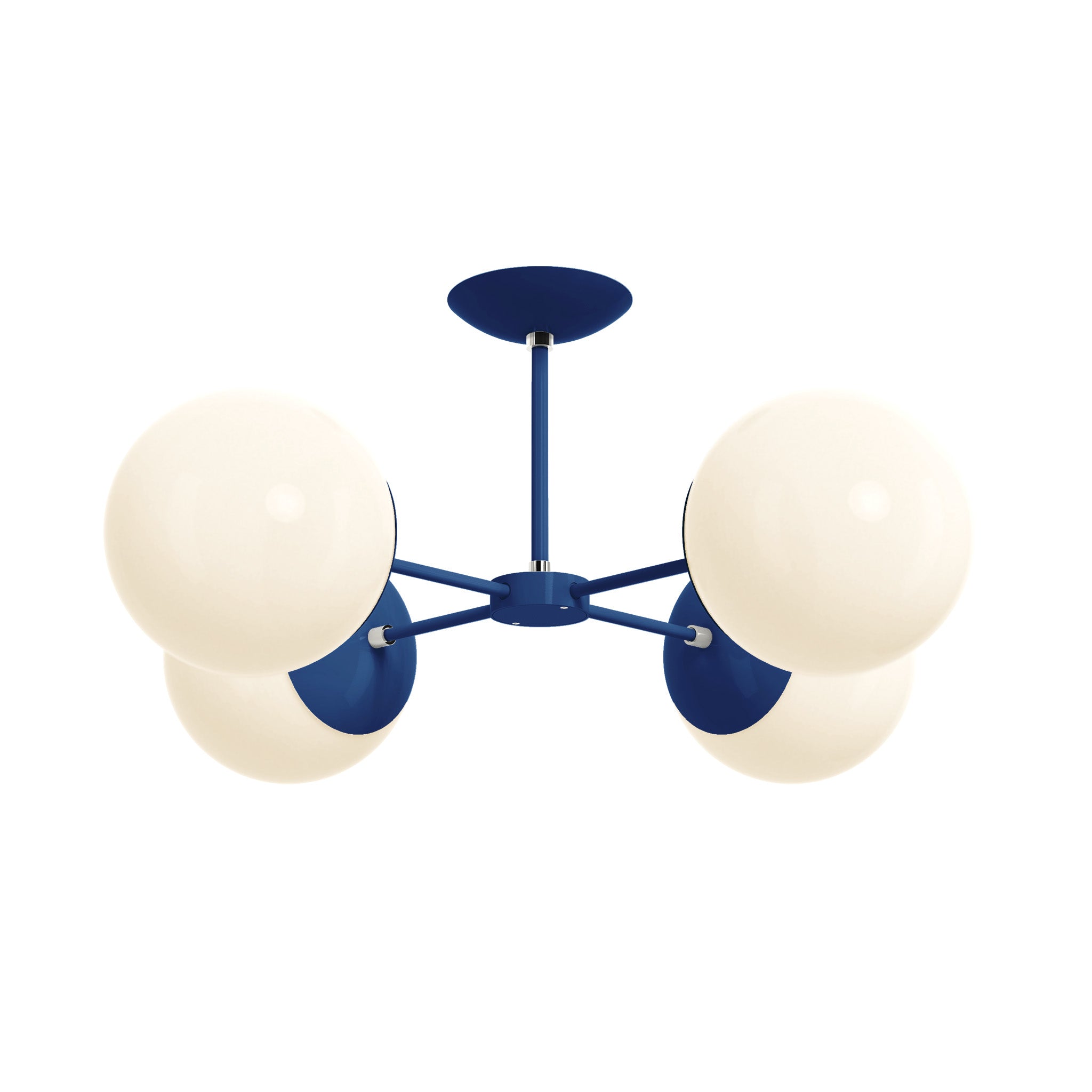 nickel cobalt color big orbi flush mount dutton brown lighting