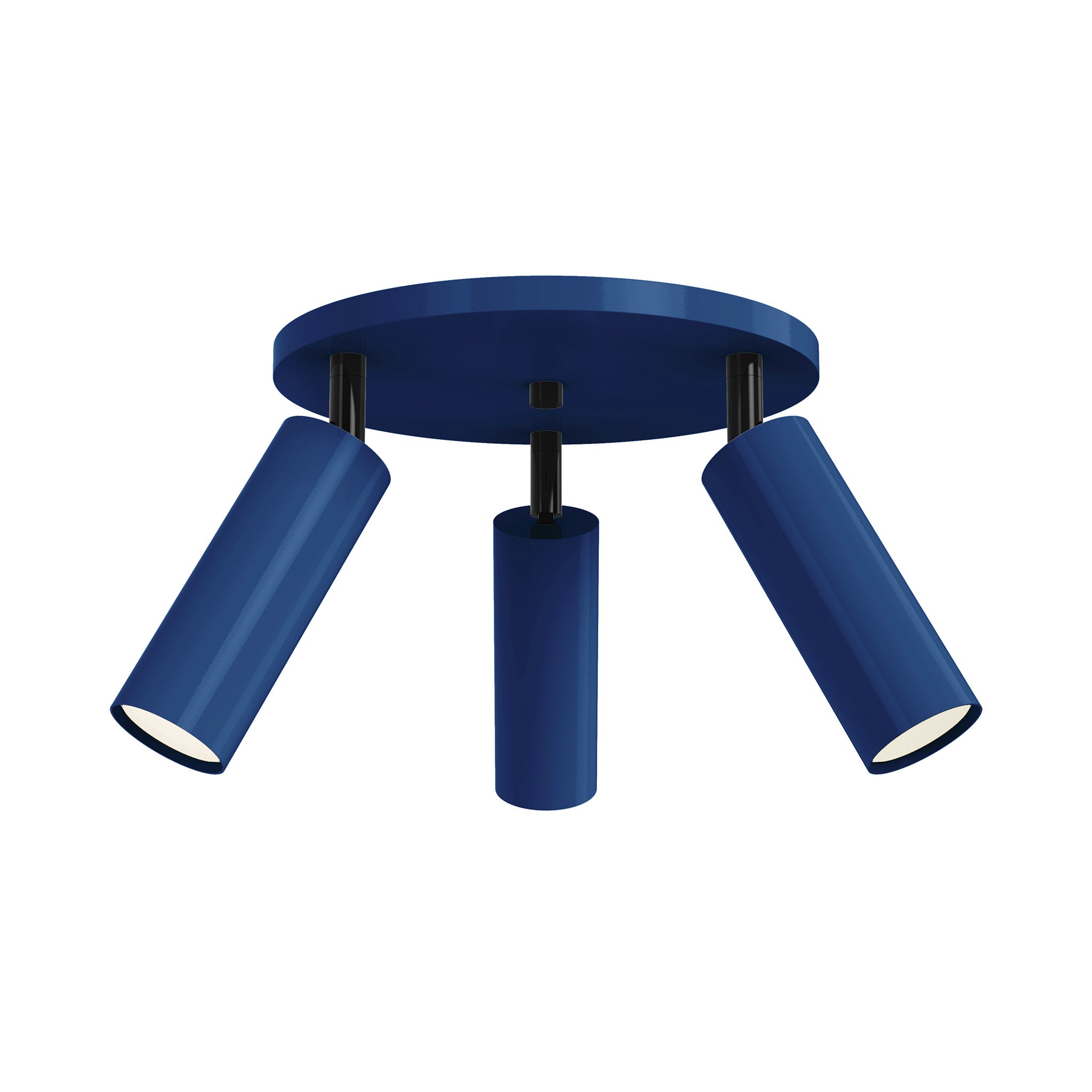 black cobalt color pose flush mount dutton brown lighting
