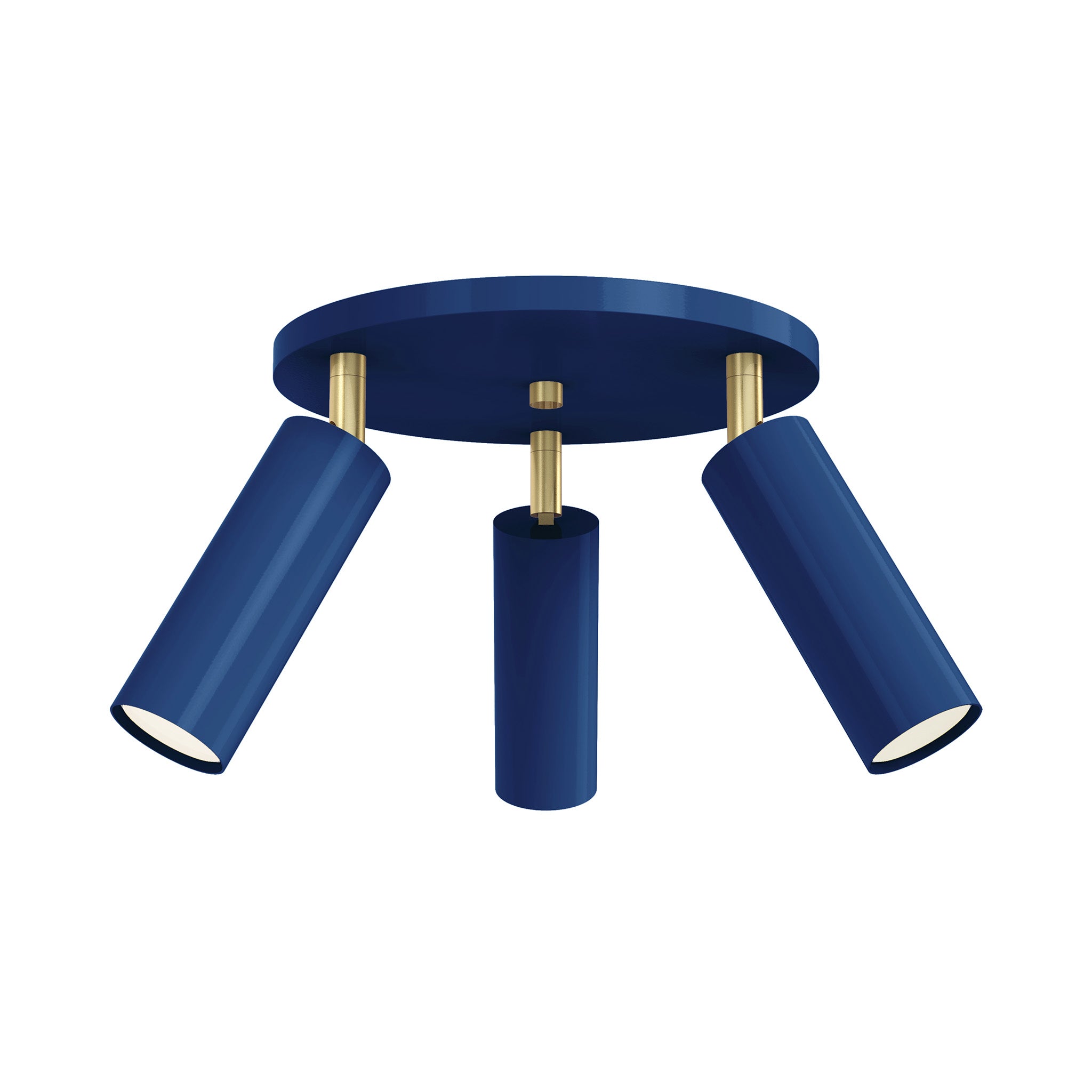 brass cobalt color pose flush mount dutton brown lighting