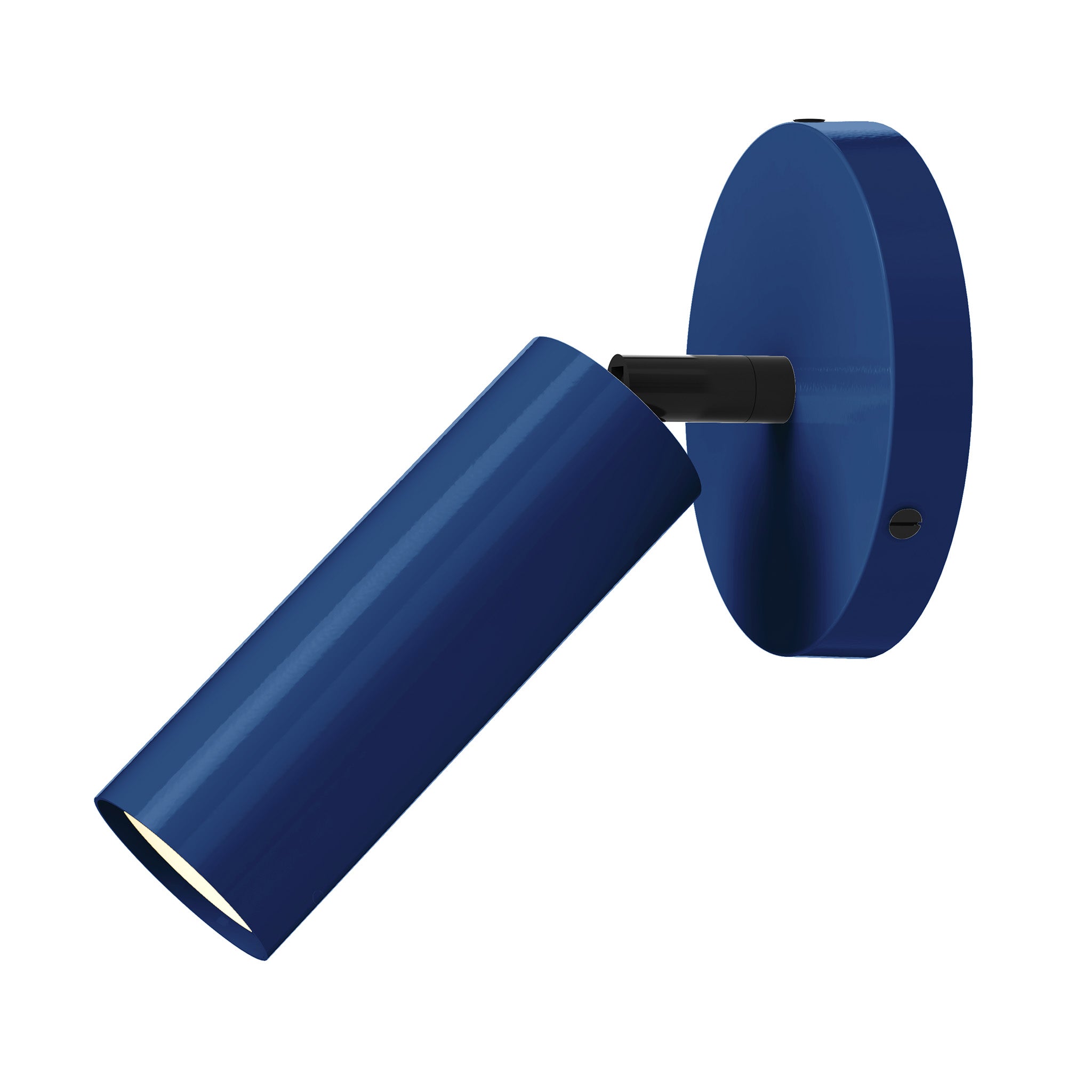 black cobalt color reader sconce - no arm dutton brown lighting