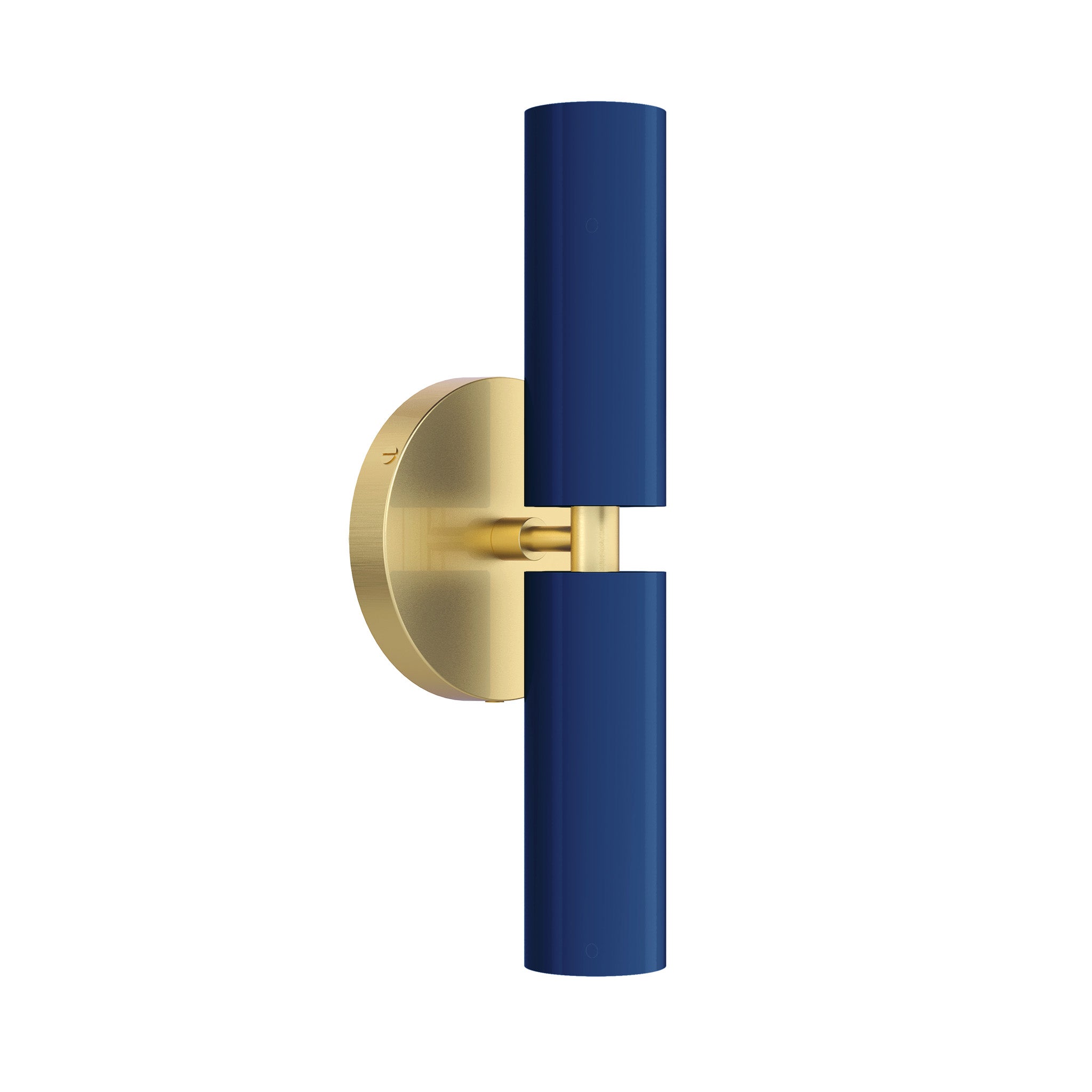 brass cobalt color ruler sconce dutton brown lighting
