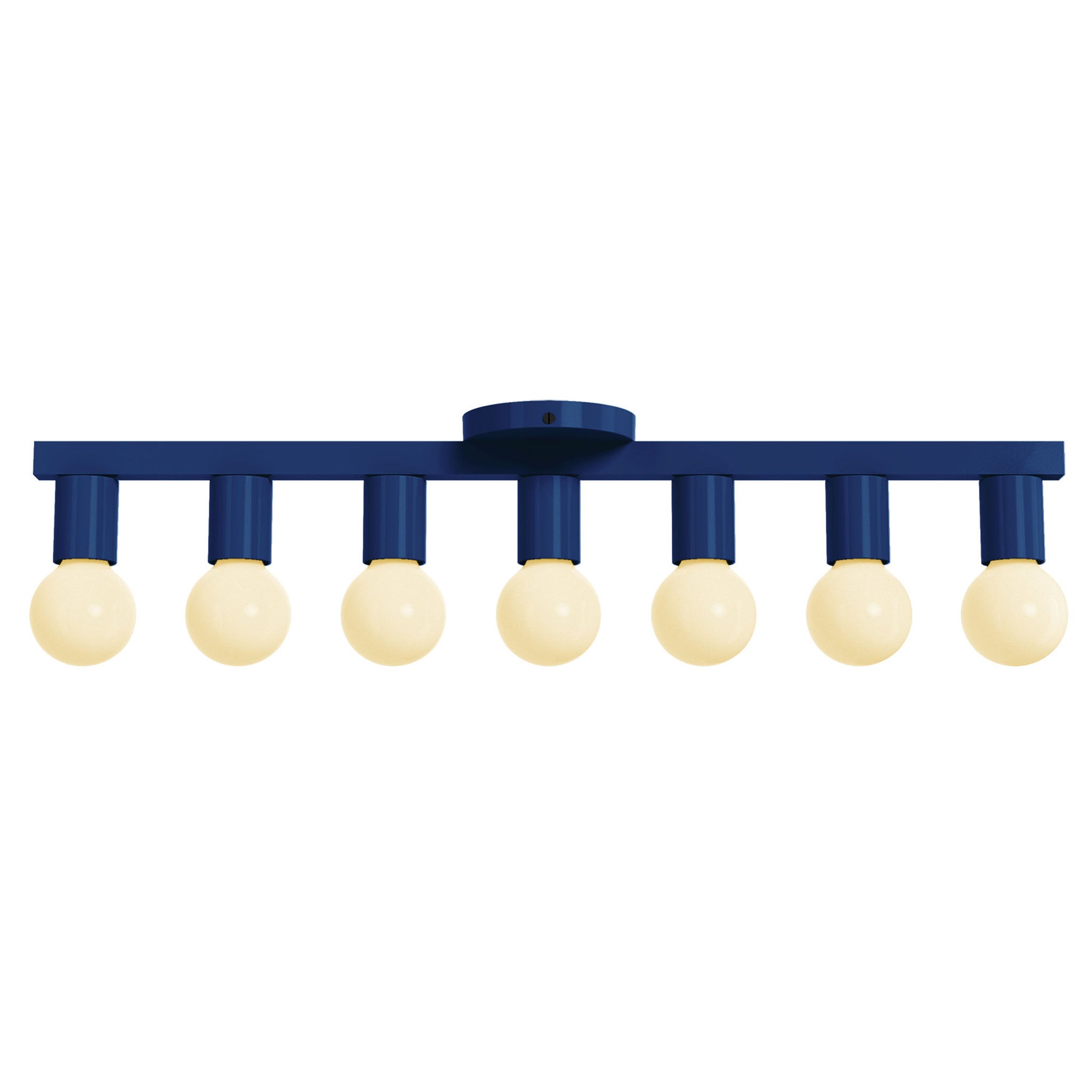 black and cobalt vogue 7 color flush mount dutton brown lighting