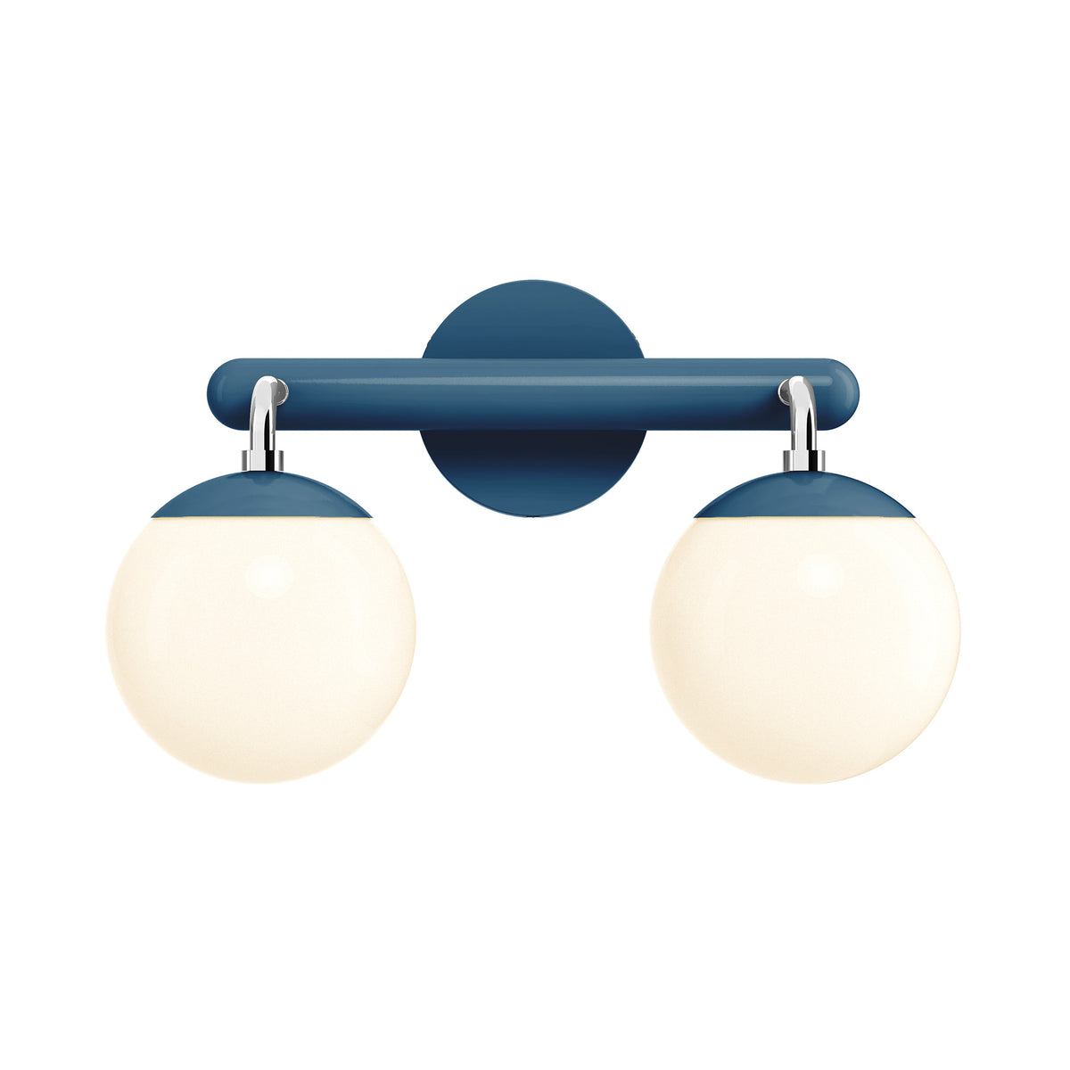 nickel slate blue and nickel color Legend 2 sconce Dutton Brown lighting
