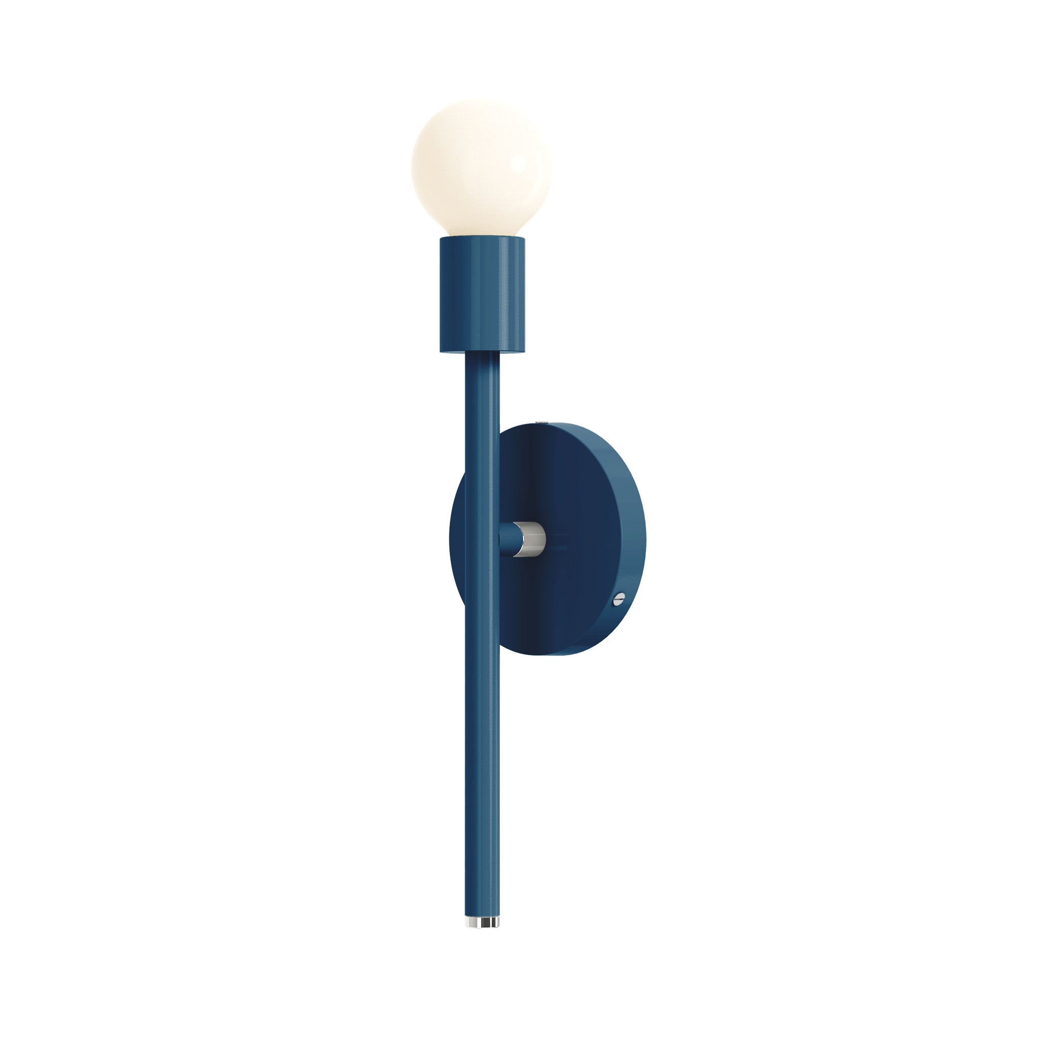 nickel slate blue color major sconce 15" dutton brown lighting