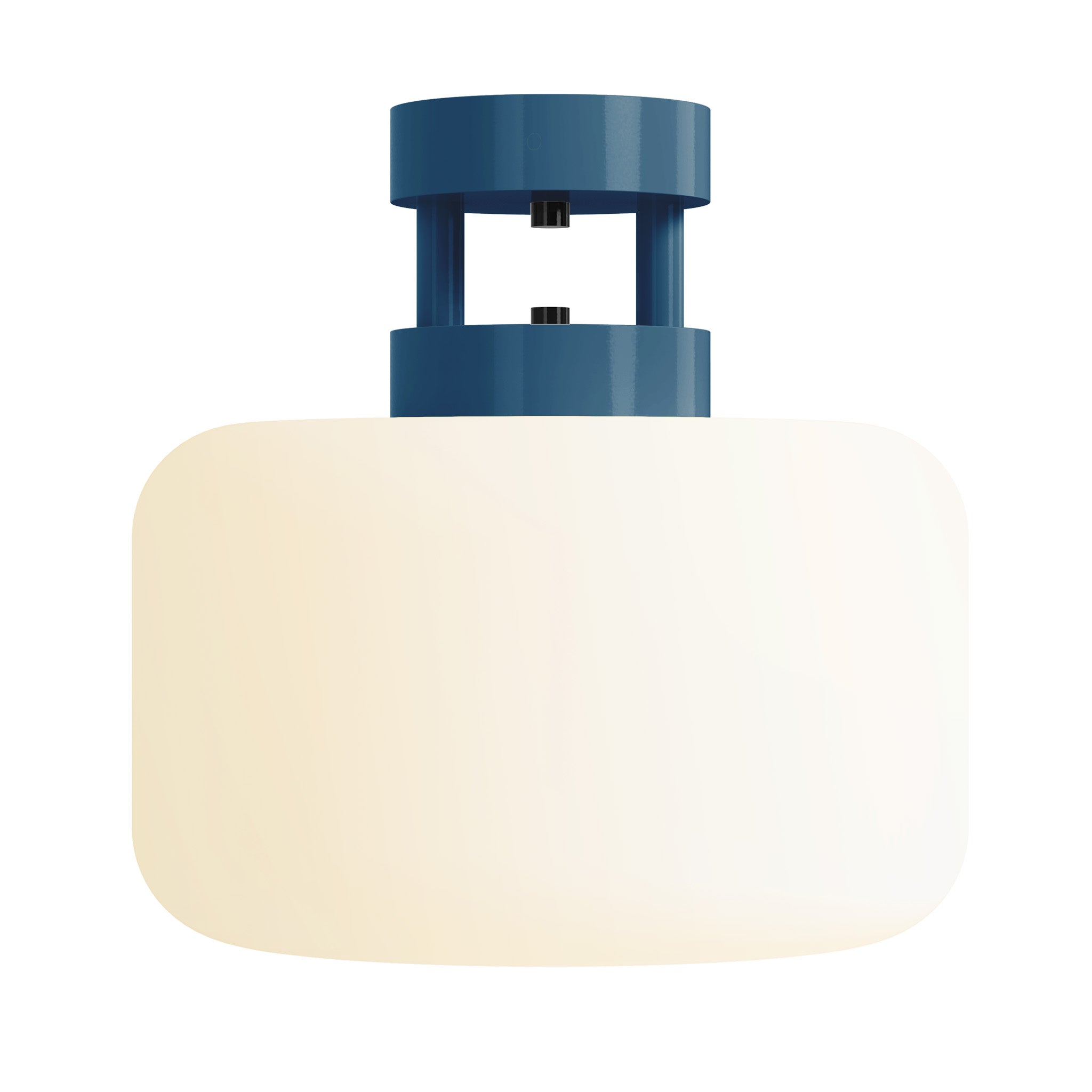 black and slate blue maxo color flush mount dutton brown lighting