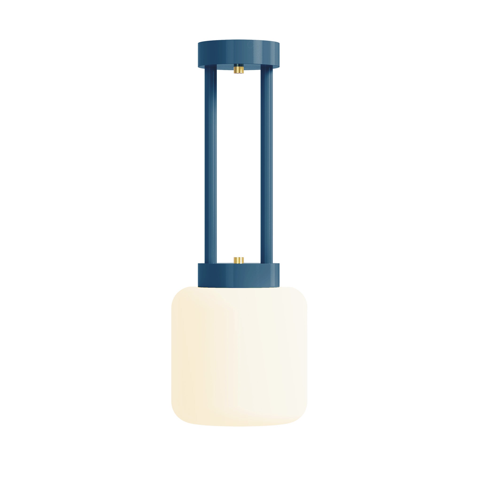 brass slate blue maxo color pendant 8" dutton brown lighting
