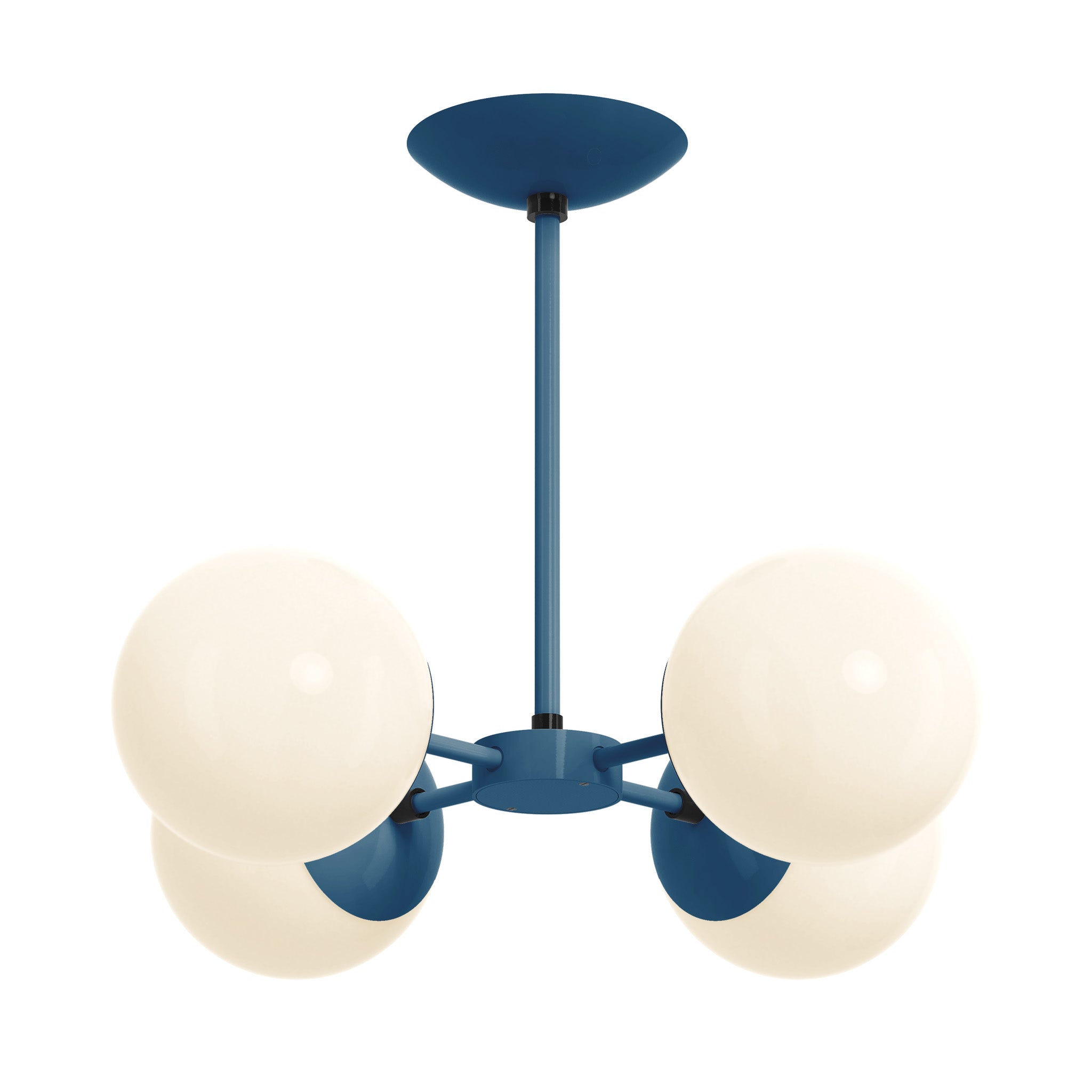 black slate blue color orbi chandelier dutton brown lighting