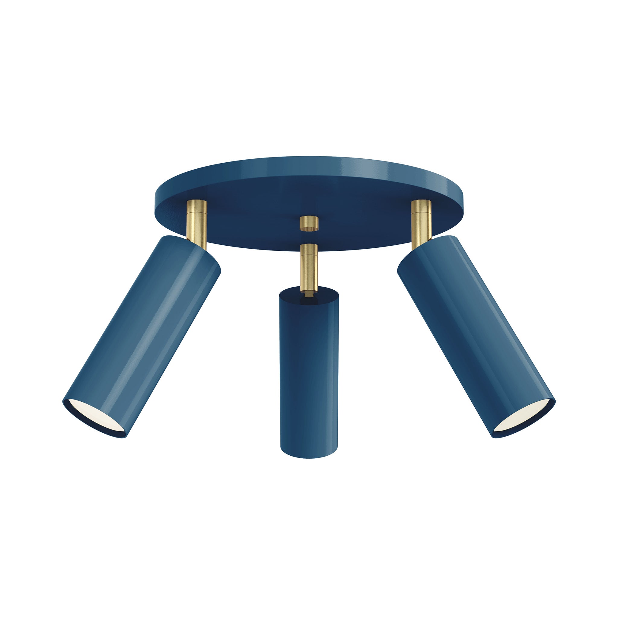 brass slate blue color pose flush mount dutton brown lighting