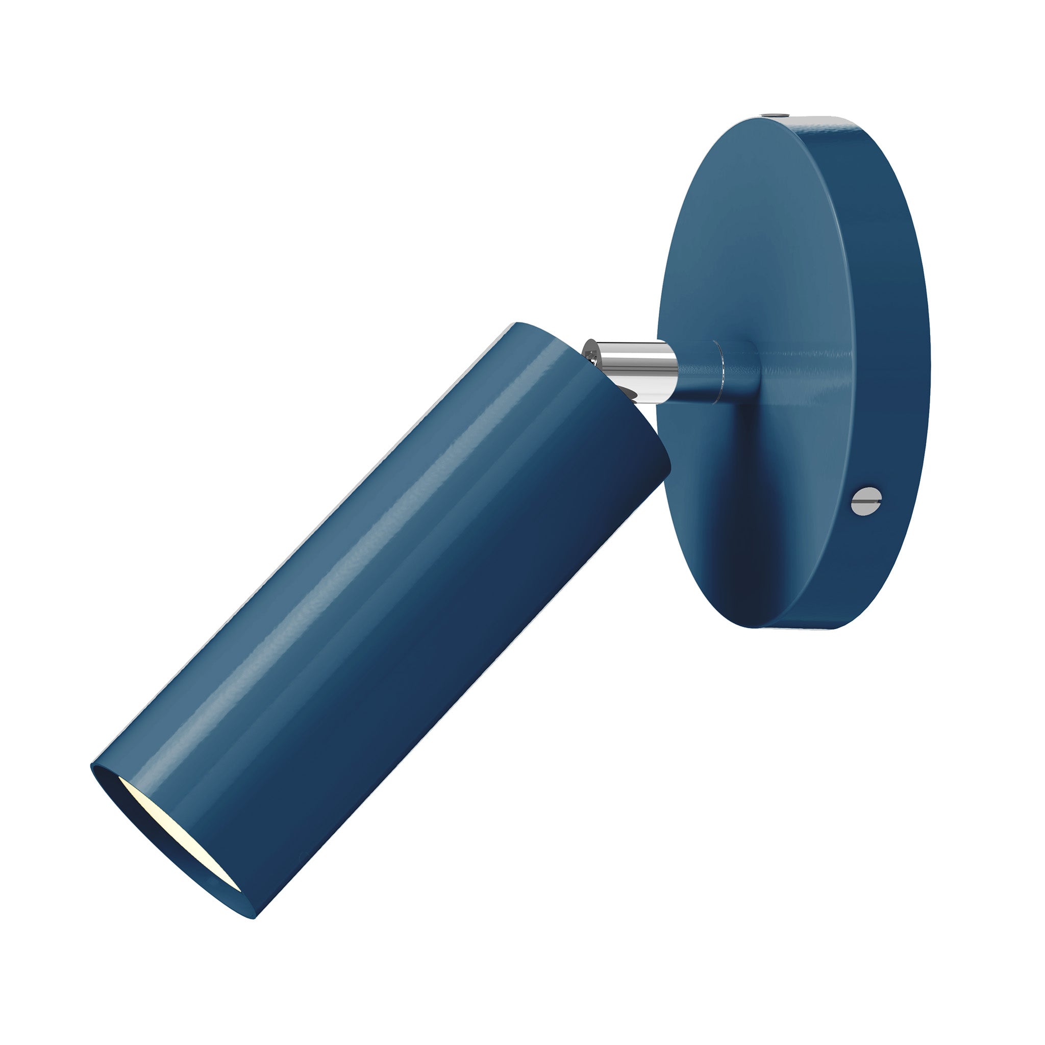 nickel slate blue color reader sconce - no arm dutton brown lighting