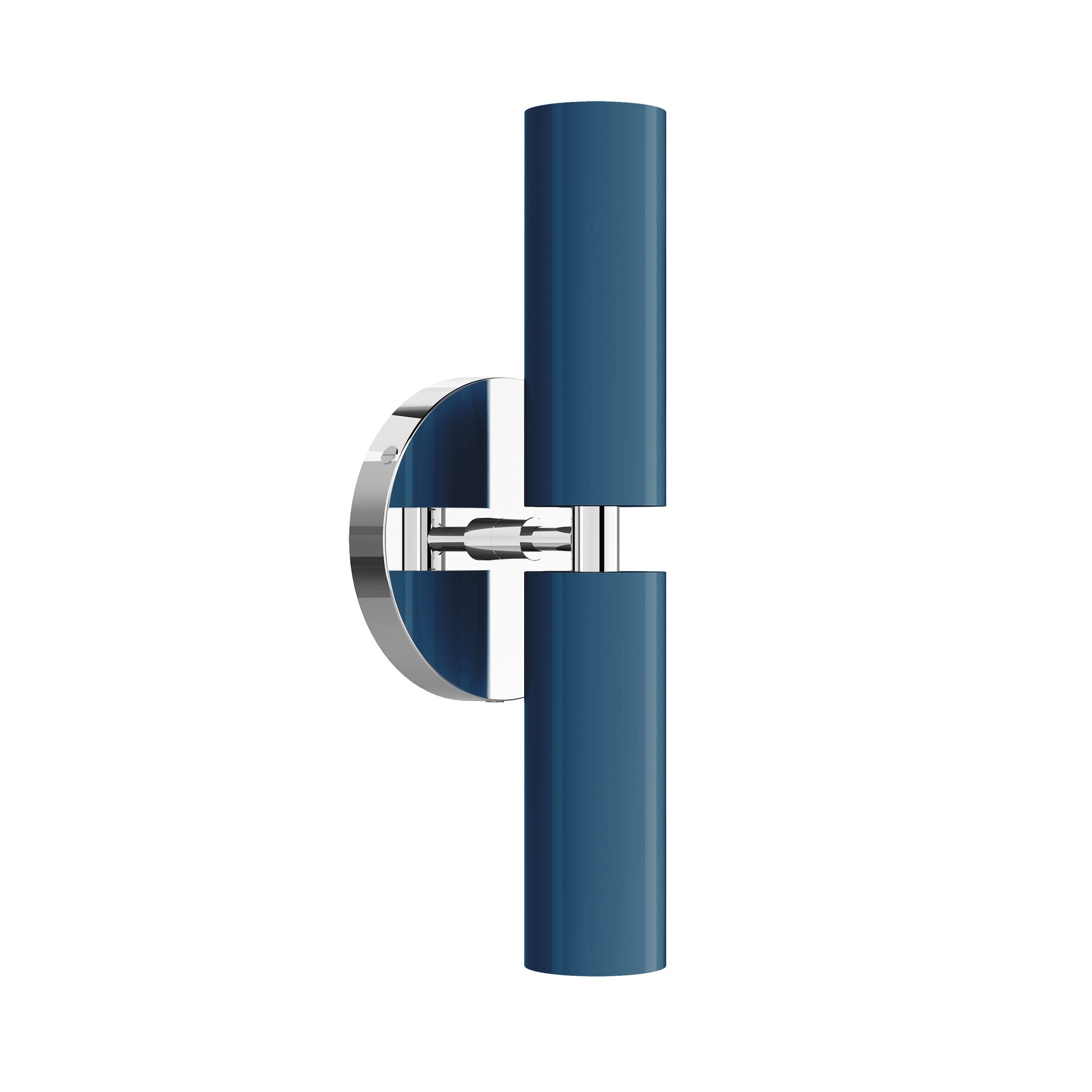 nickel slate blue color ruler sconce dutton brown lighting