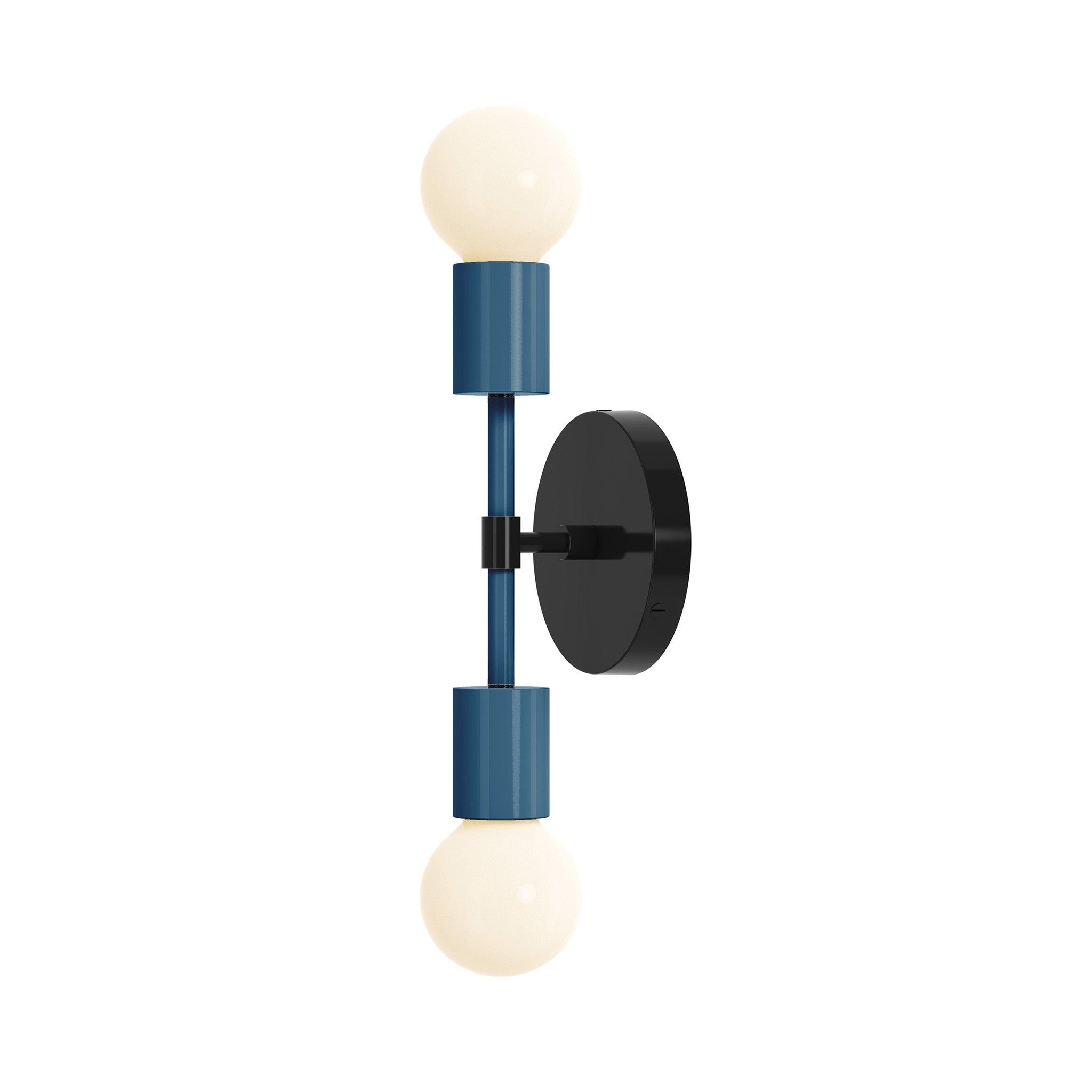 black slate blue color scepter sconce 10" dutton brown lighting