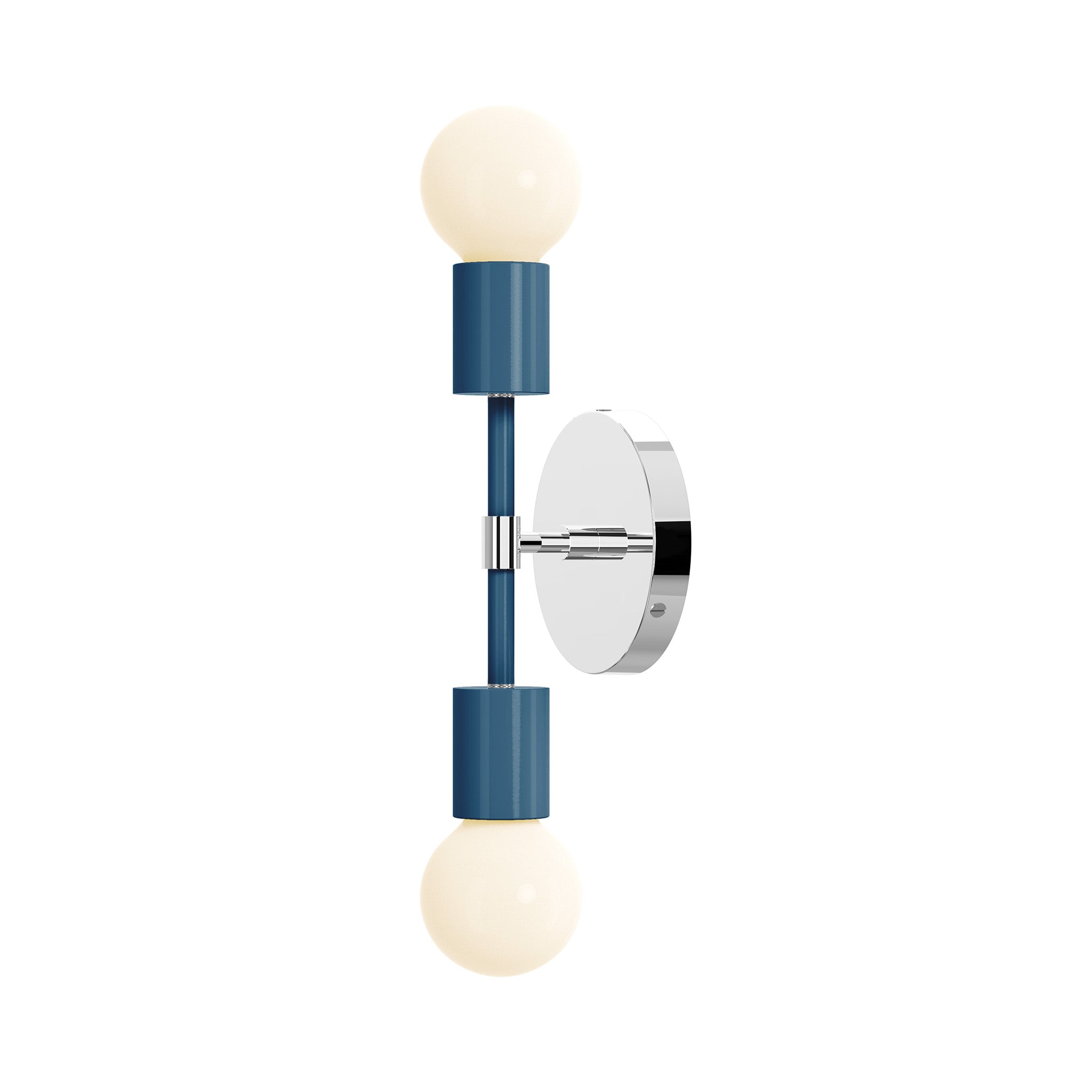 nickel slate blue color scepter sconce 10" dutton brown lighting
