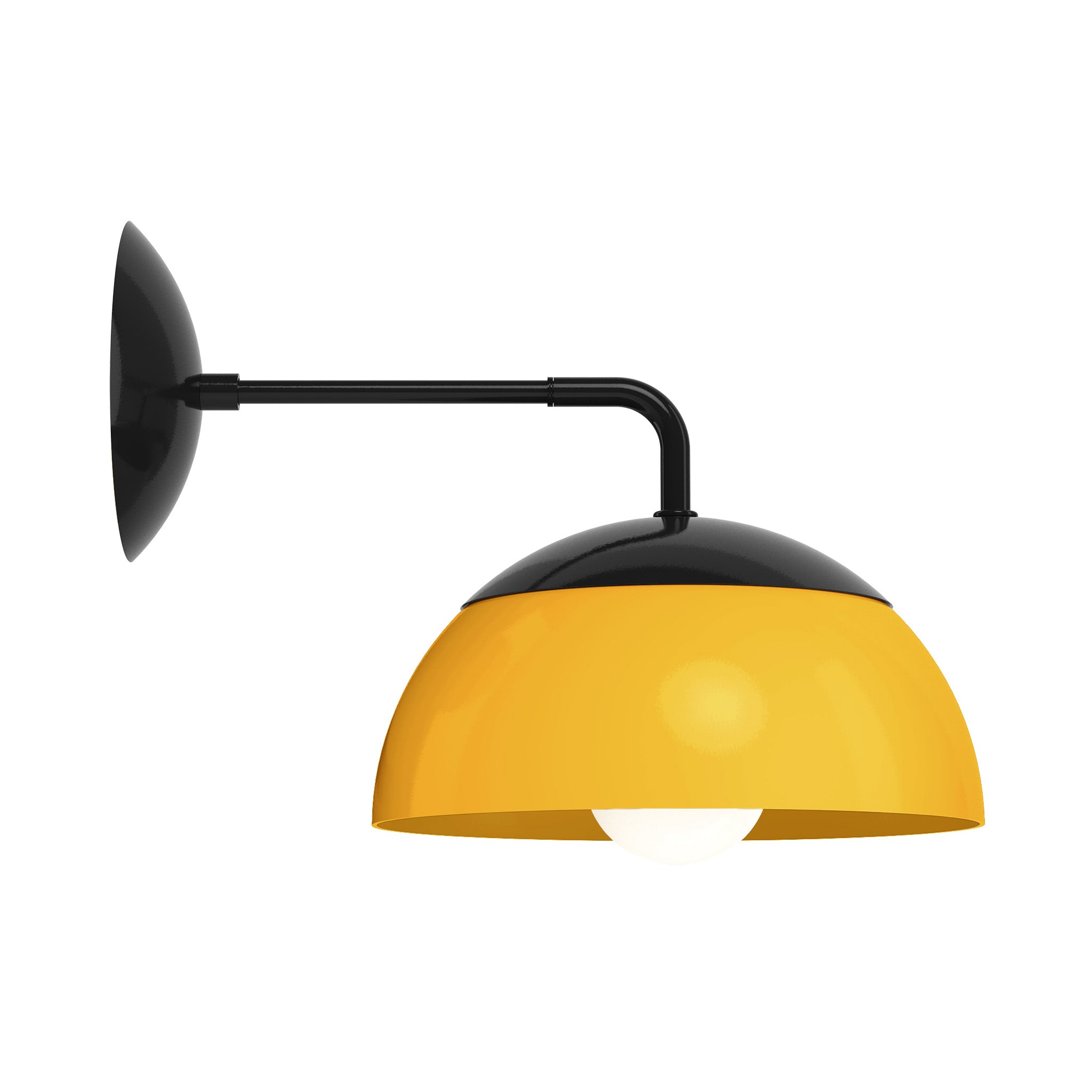 black ochre color cadbury sconce 10" dutton brown lighting