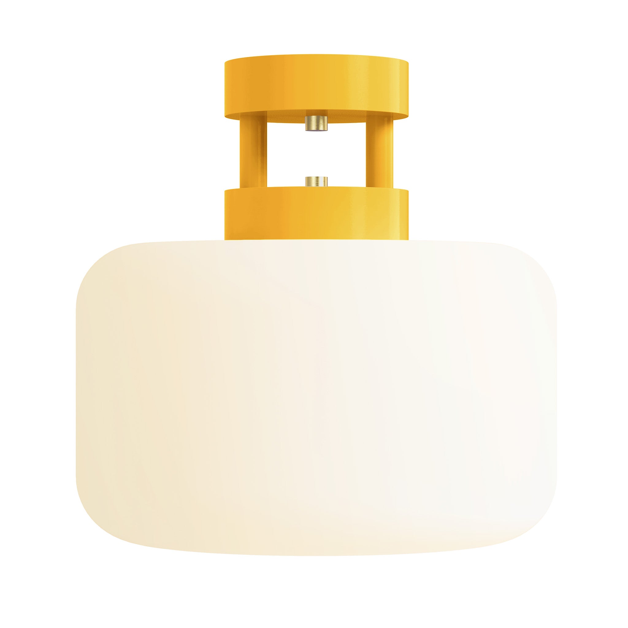 brass and ochre maxo color flush mount dutton brown lighting