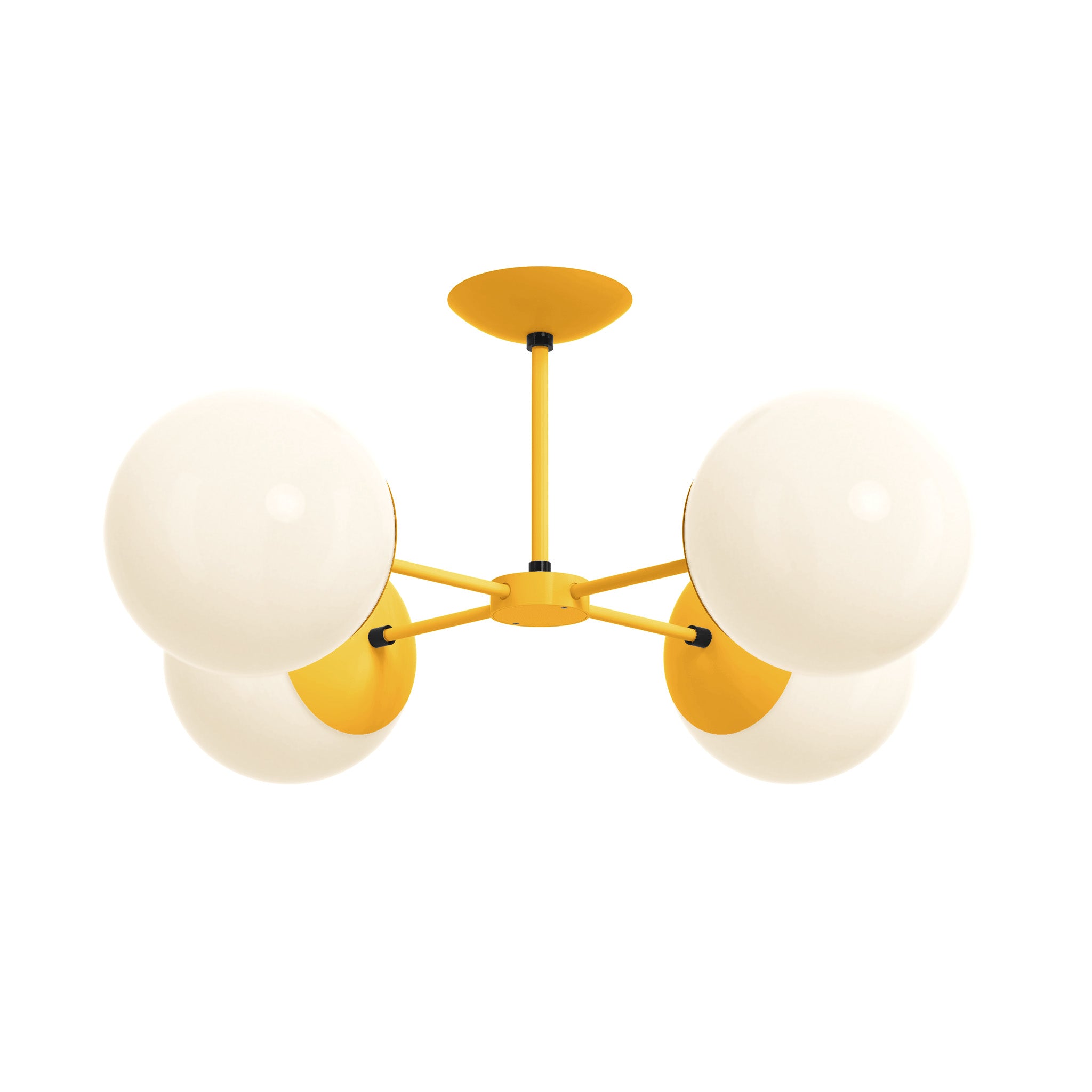 black ochre color big orbi flush mount dutton brown lighting