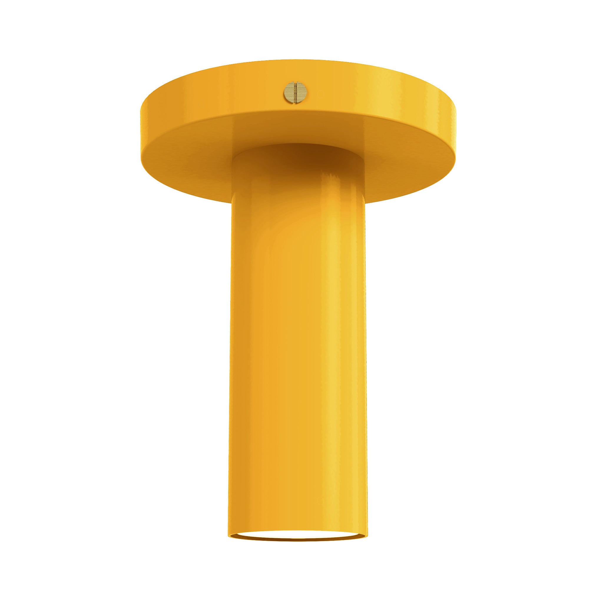 brass ochre color reader flush mount lighting dutton brown
