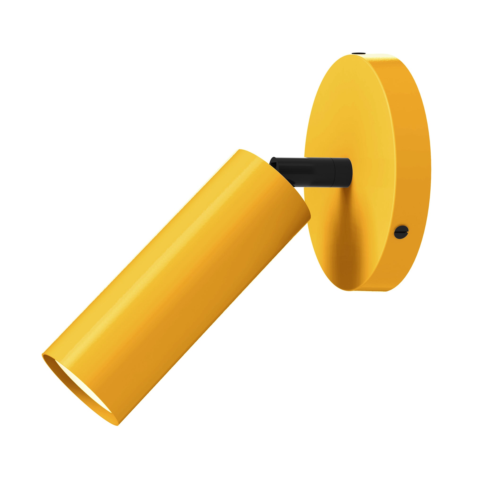 Black and ochre color Reader sconce no arm Dutton Brown lighting