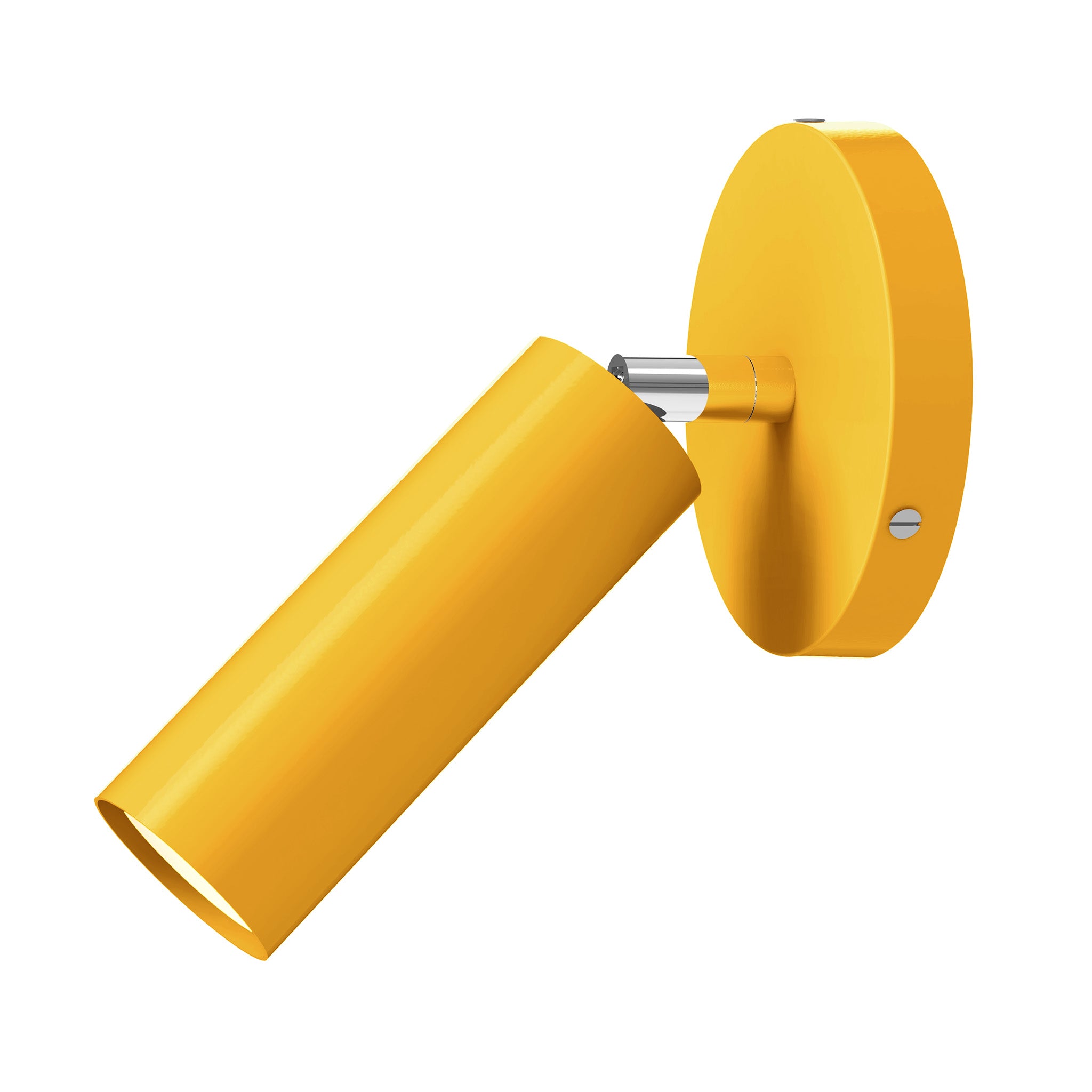 nickel ochre color reader sconce - no arm dutton brown lighting