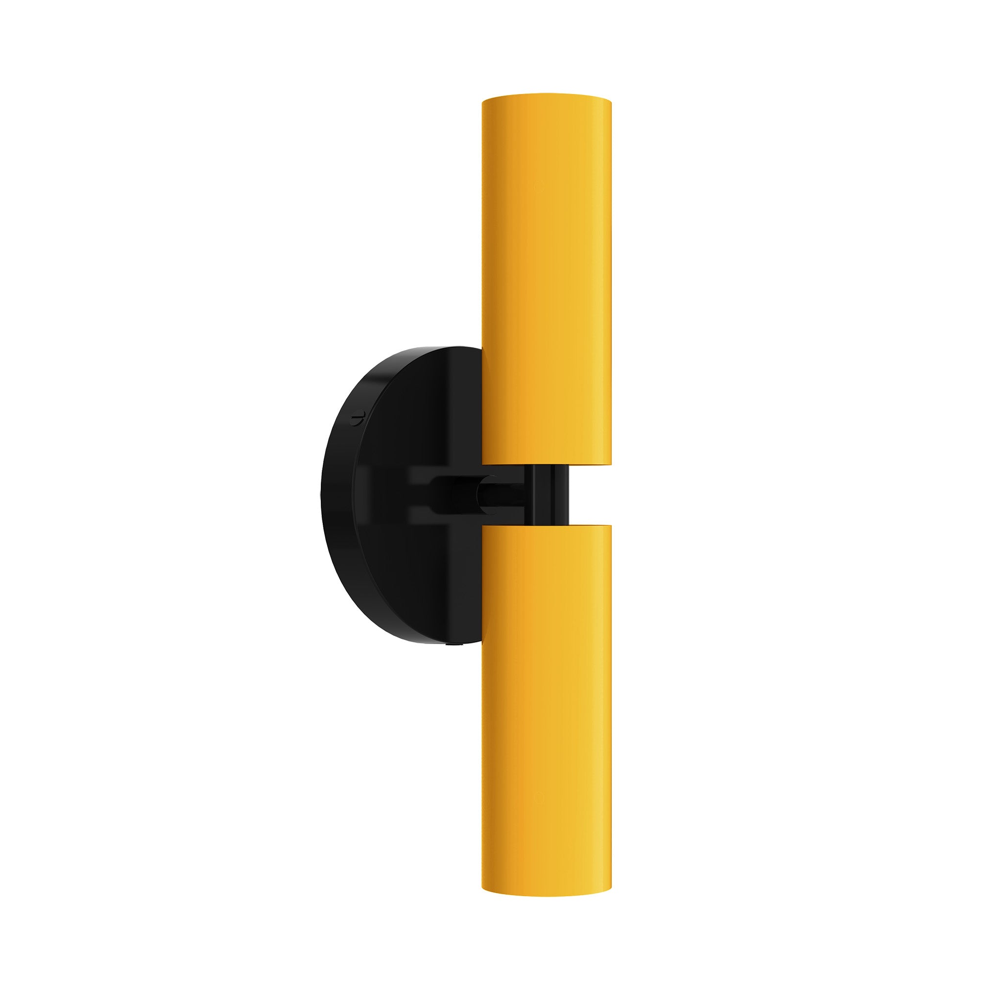 black ochre color ruler sconce dutton brown lighting
