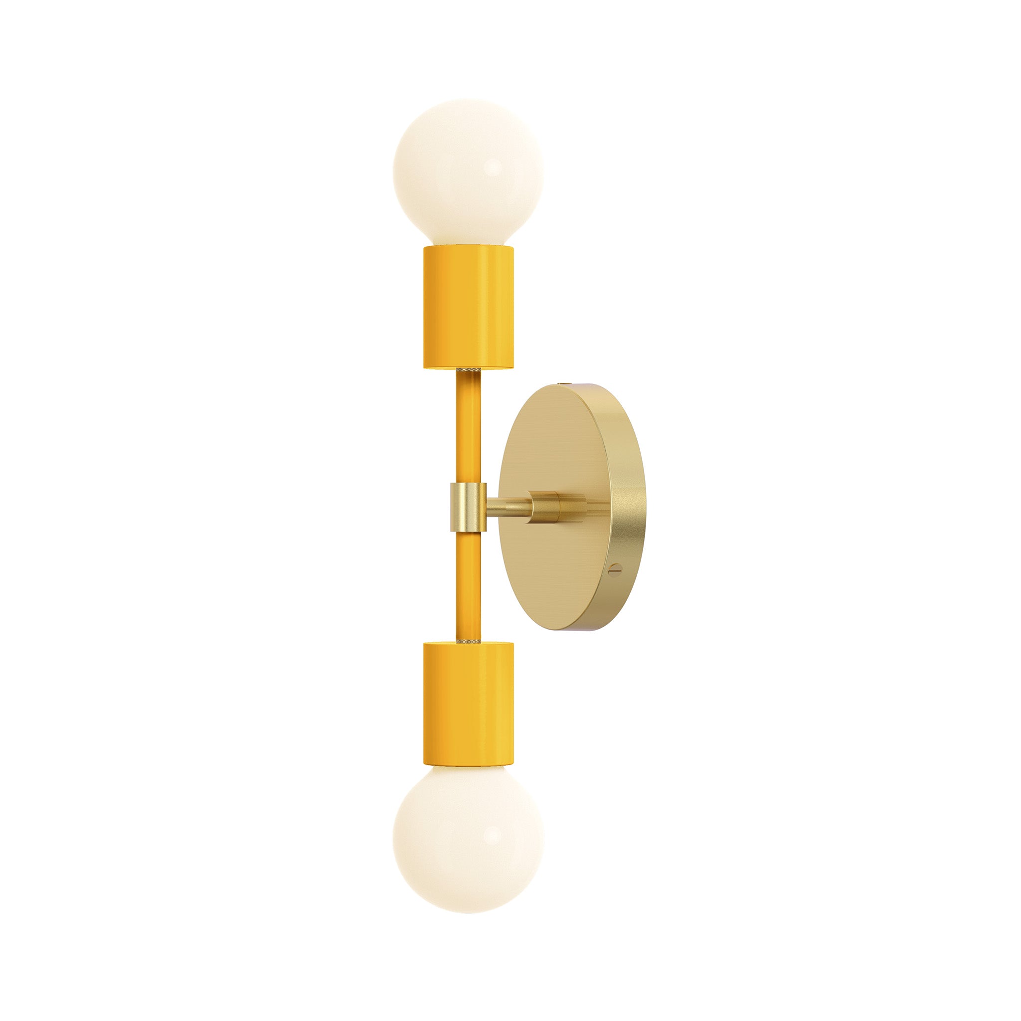 brass ochre color scepter sconce 10" dutton brown lighting