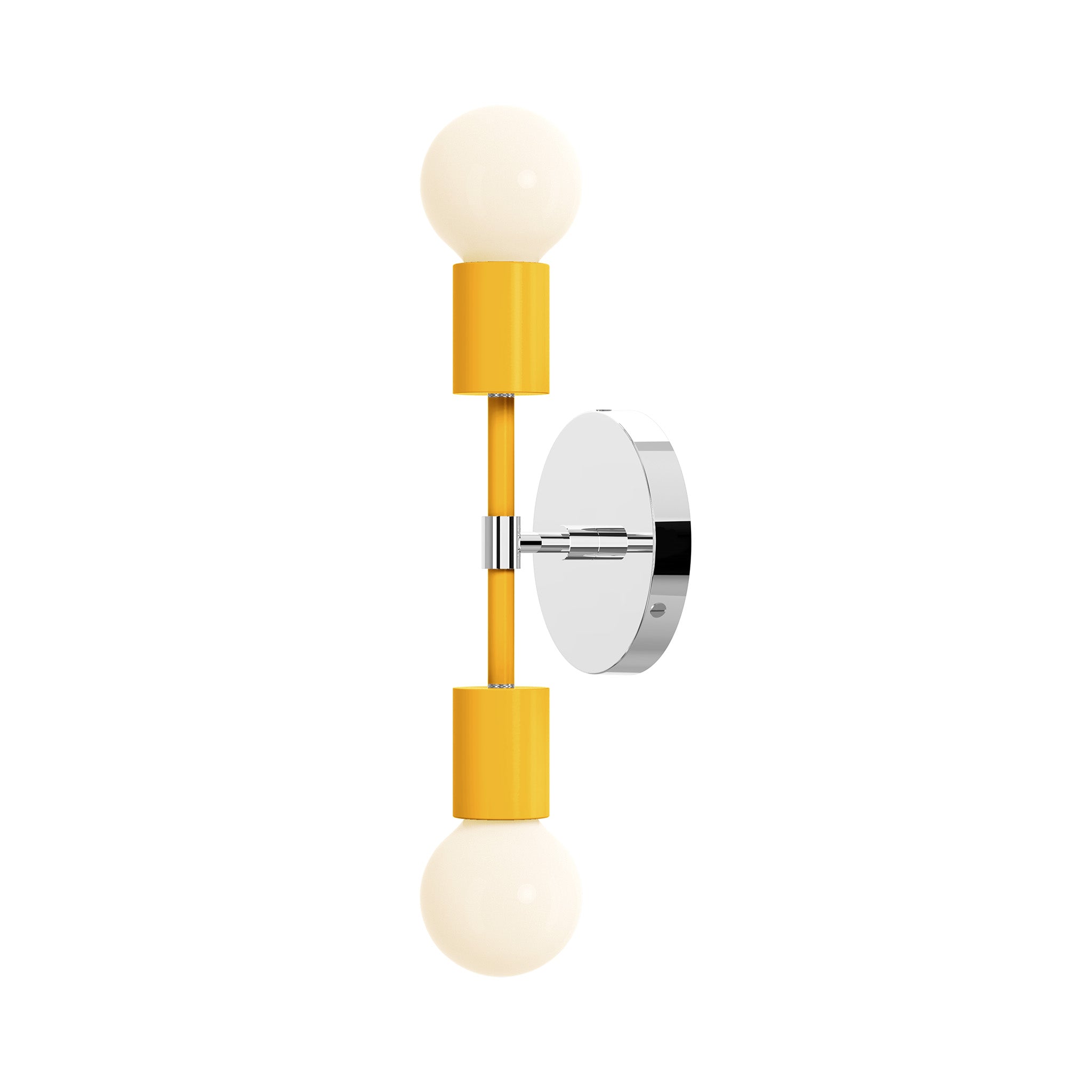 nickel ochre color scepter sconce 10" dutton brown lighting