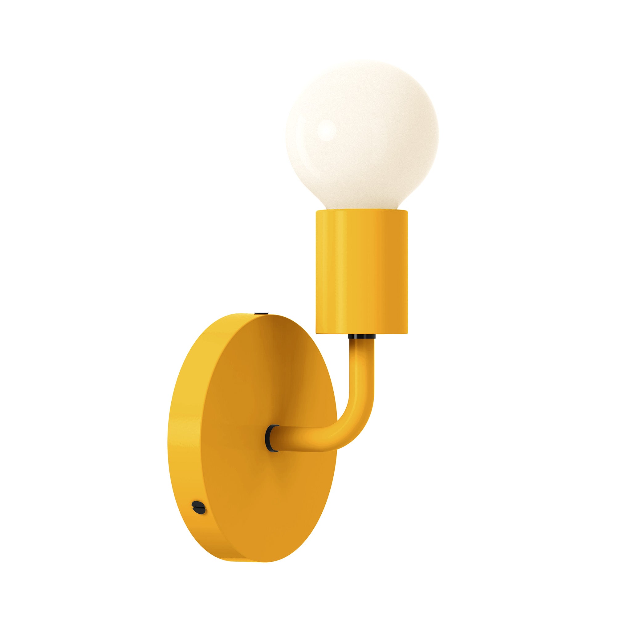 black ochre color snug sconce dutton brown lighting