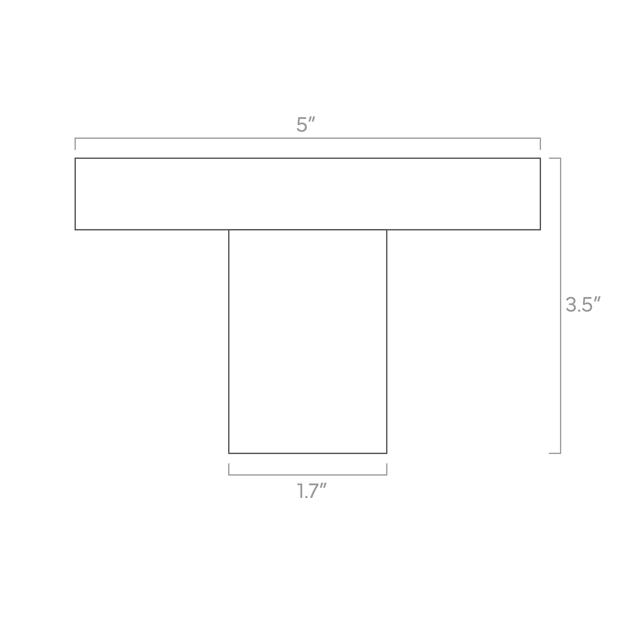 twink flush mount ISO drawing, dutton brown lighting