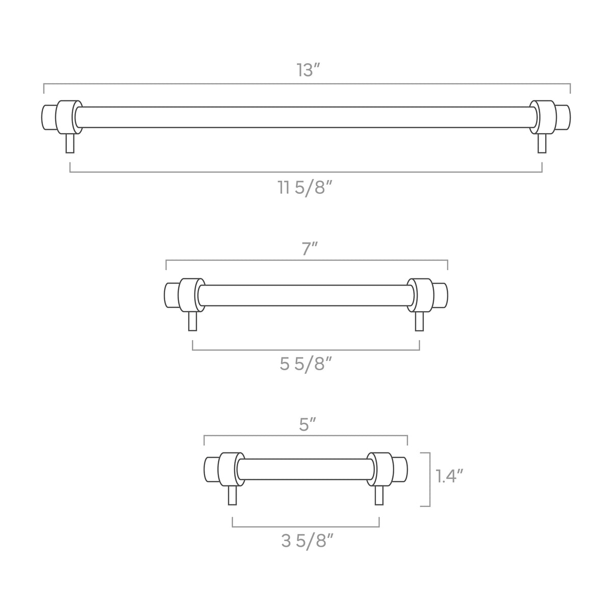 Persona pull ISO line drawing all sizes