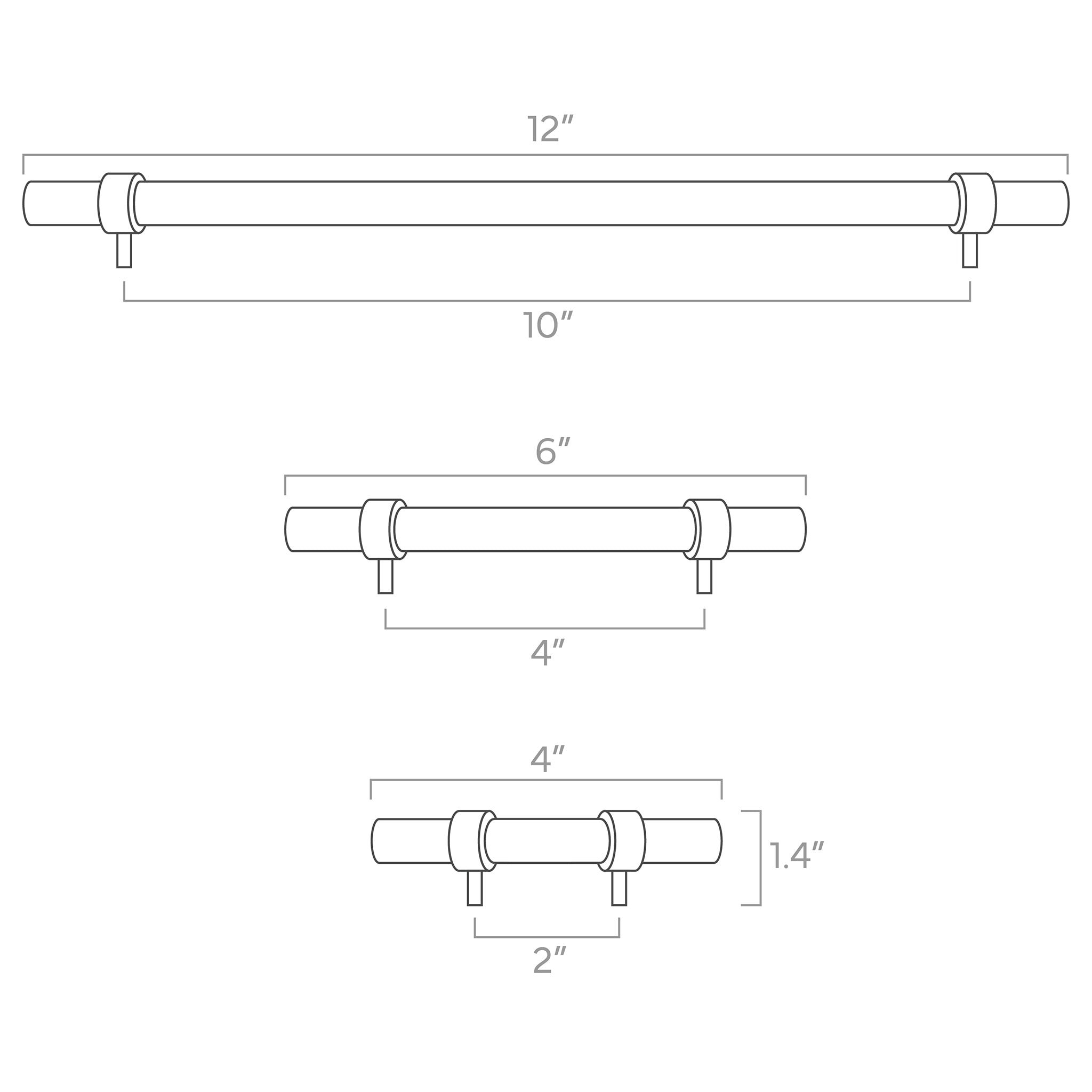 caliber pull ISO drawing, dutton brown hardware