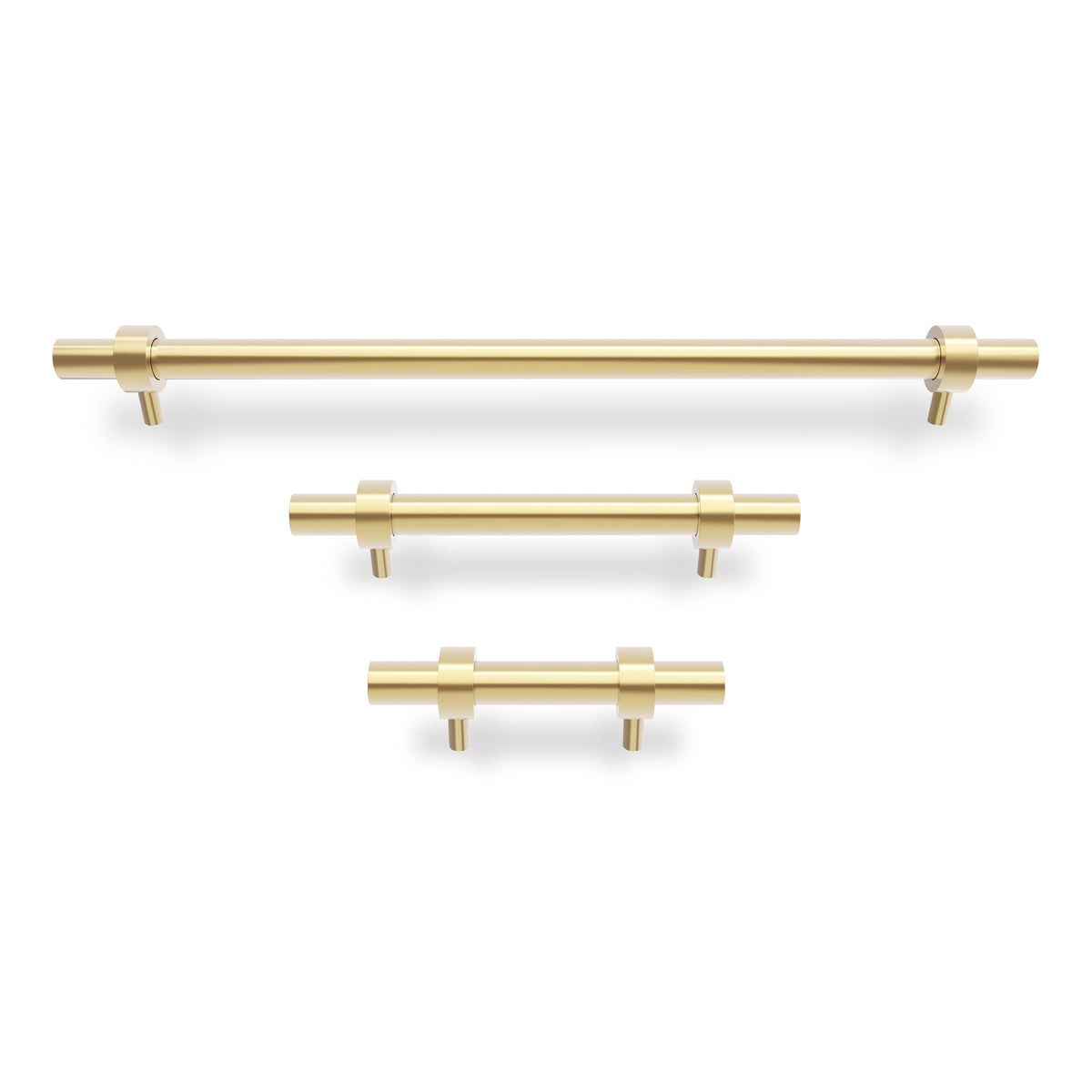 Brass Caliber pull Dutton Brown hardware
