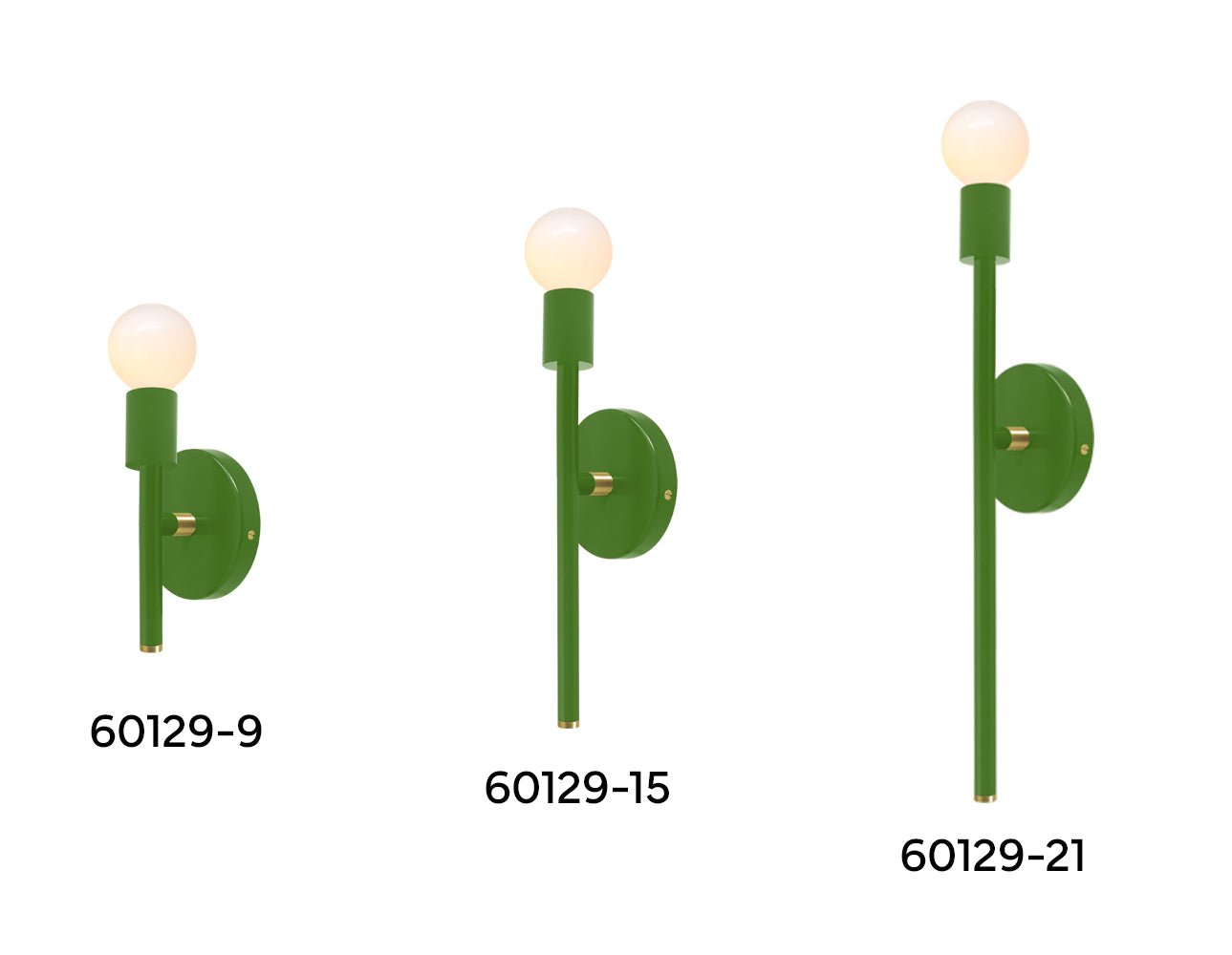 Brass and python green color Major sconce sizes Dutton Brown lighting