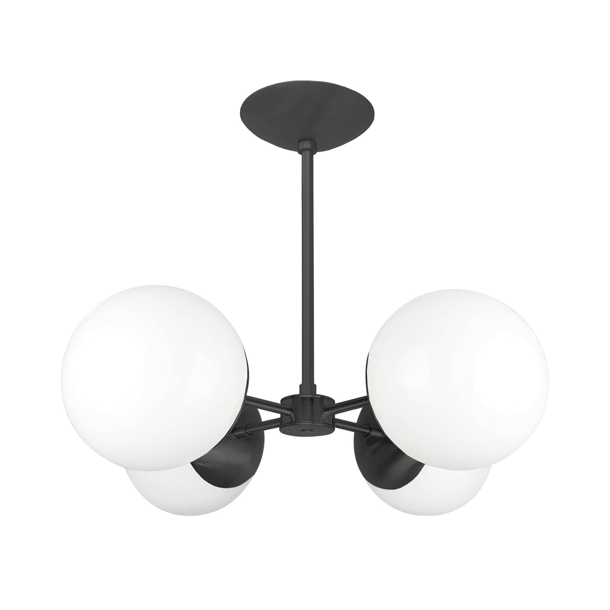 Black Orbi chandelier Dutton Brown lighting