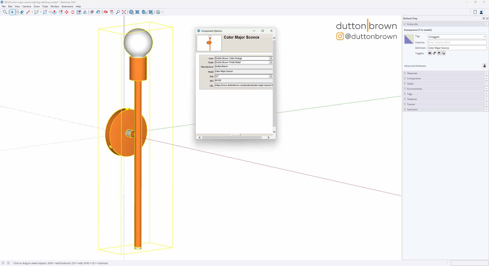 Sketchup Files Interface Dutton Brown