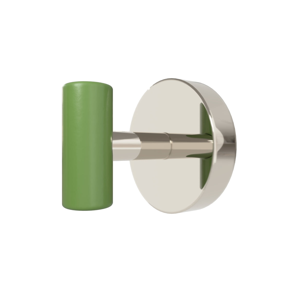 Nickel and Python Green color Swift Hook Dutton Brown hardware