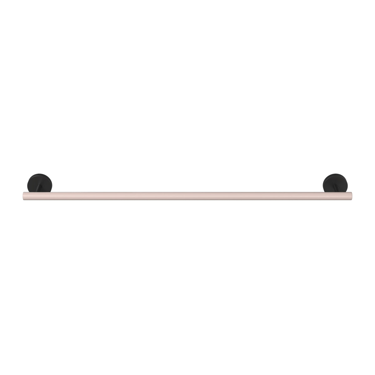 Black and Barely color Swift Towel Bar 24" Dutton Brown hardware