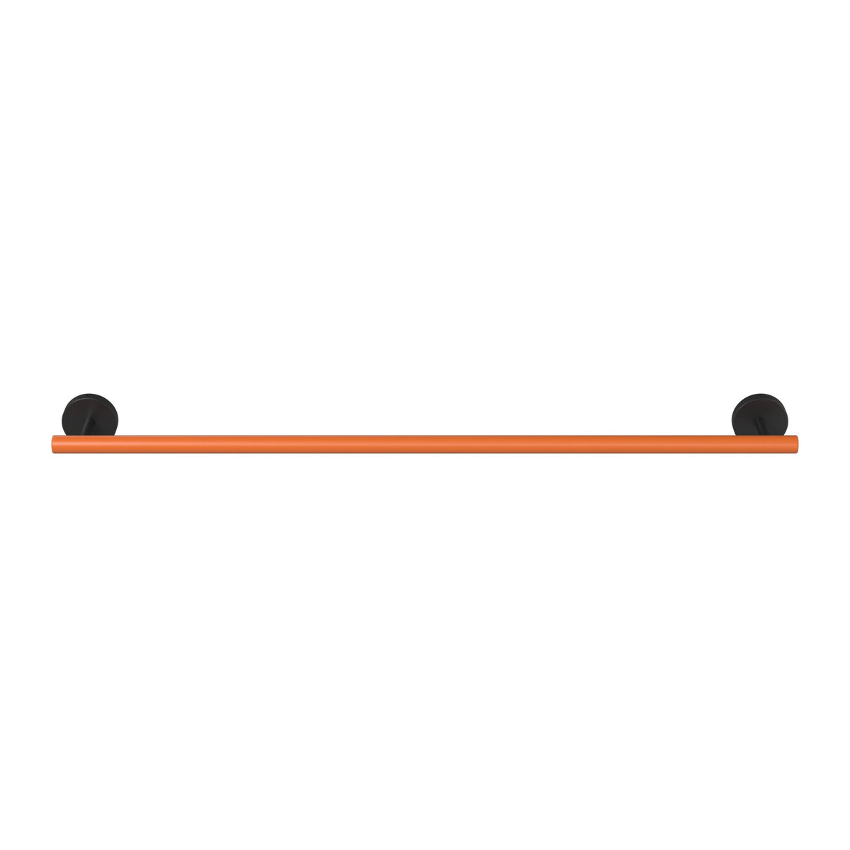 Black and Orange color Swift Towel Bar 24" Dutton Brown hardware