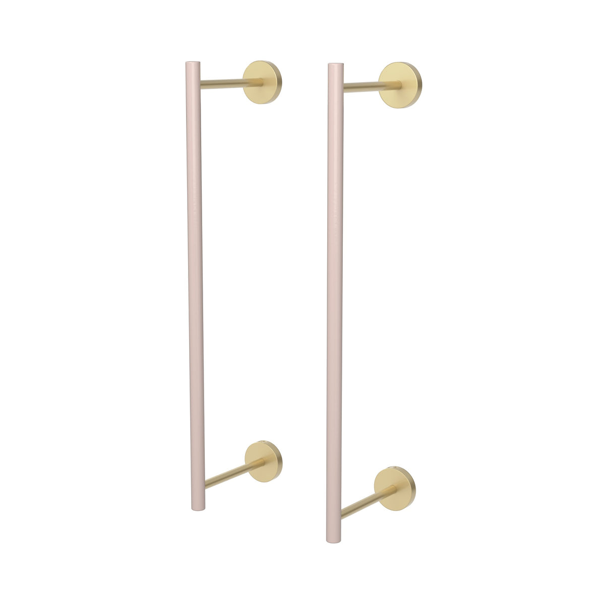 Brass and Barely color Swift Towel Rack 18" Dutton Brown hardware