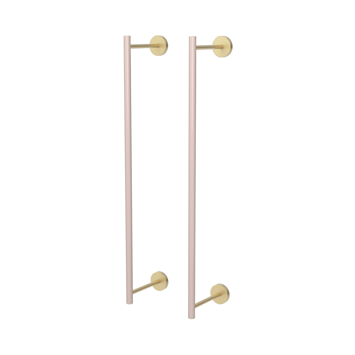 Brass and Barely color Swift Towel Rack 24" Dutton Brown hardware