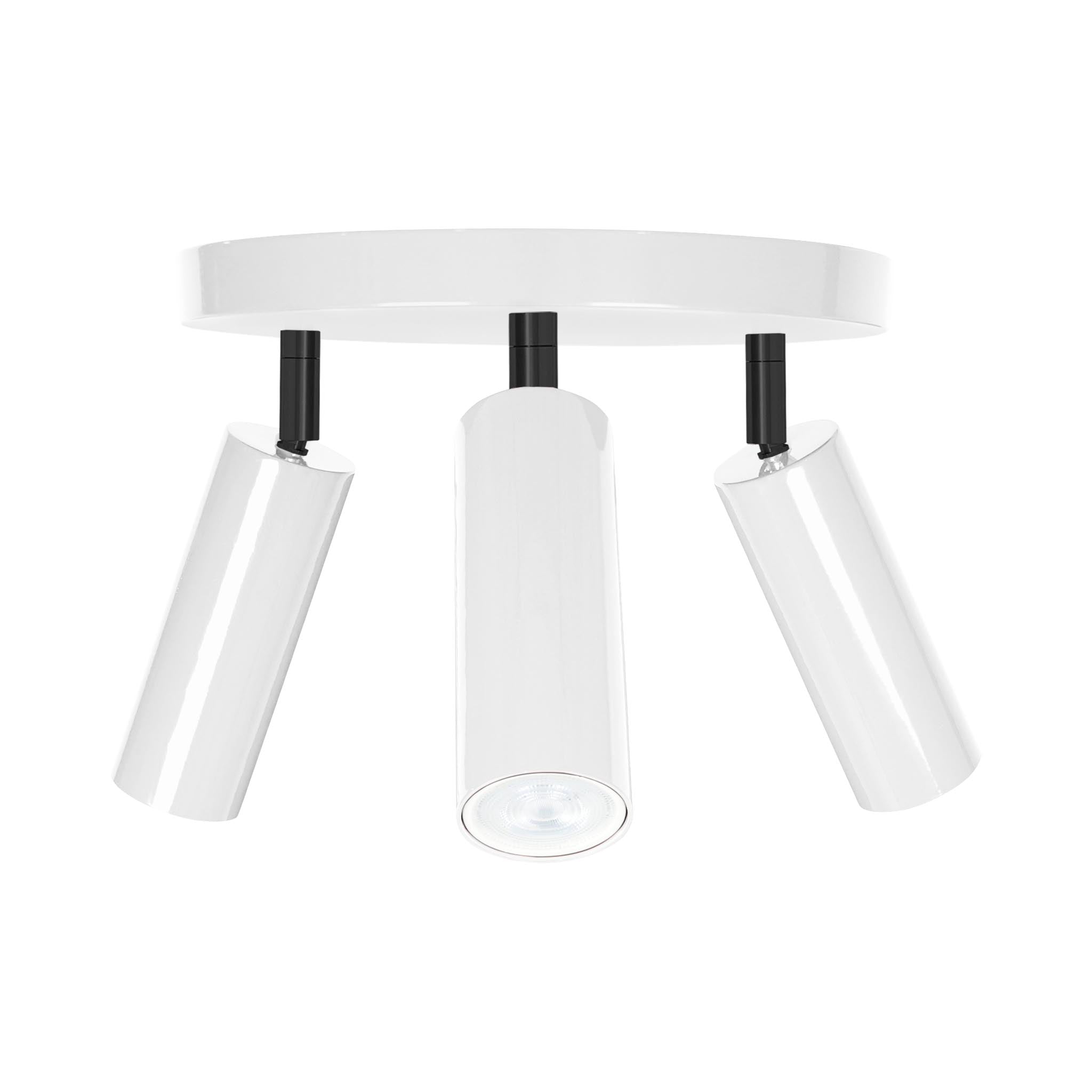 Black and white color Pose flush mount Dutton Brown lighting
