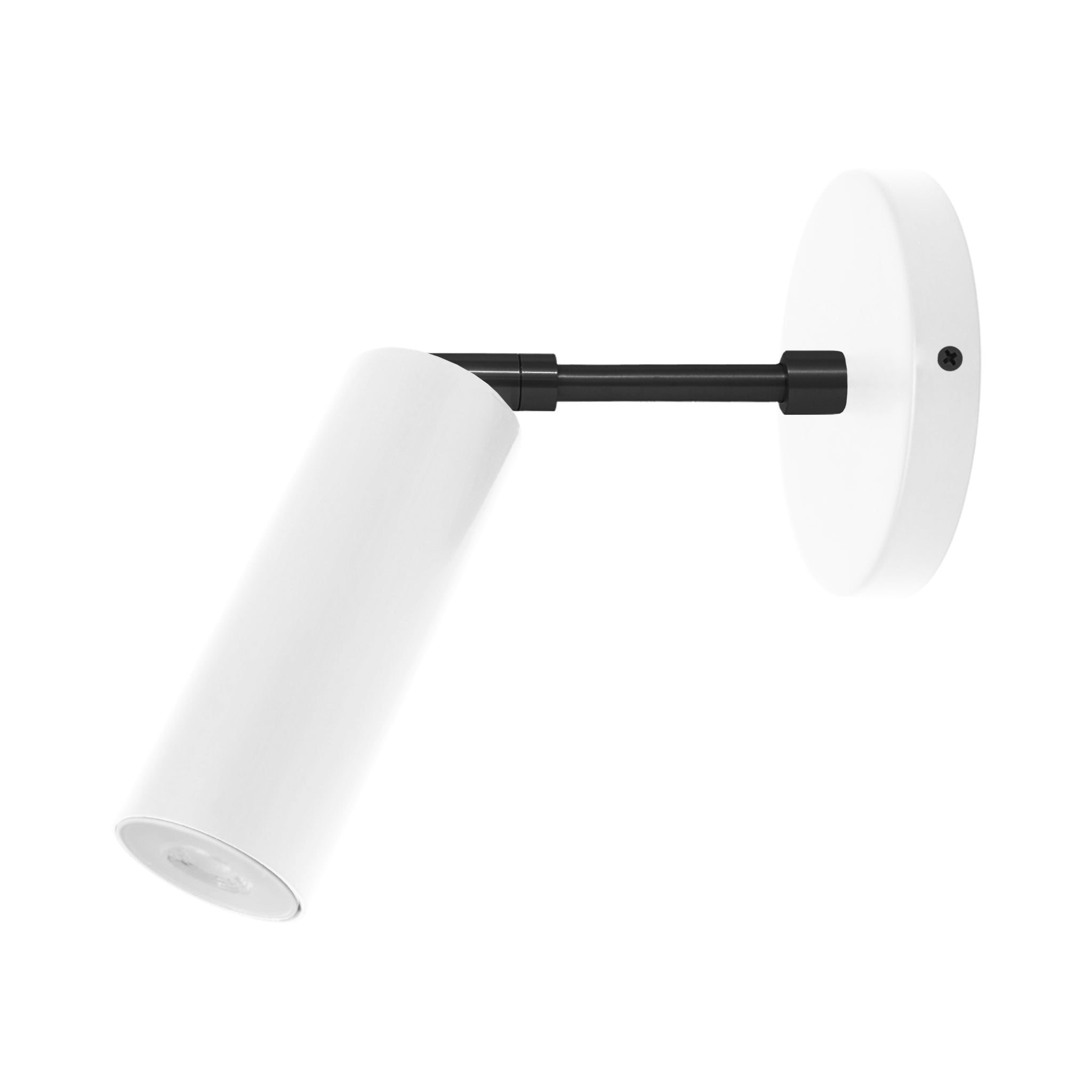 Black and spa color Reader sconce 3" arm Dutton Brown lighting