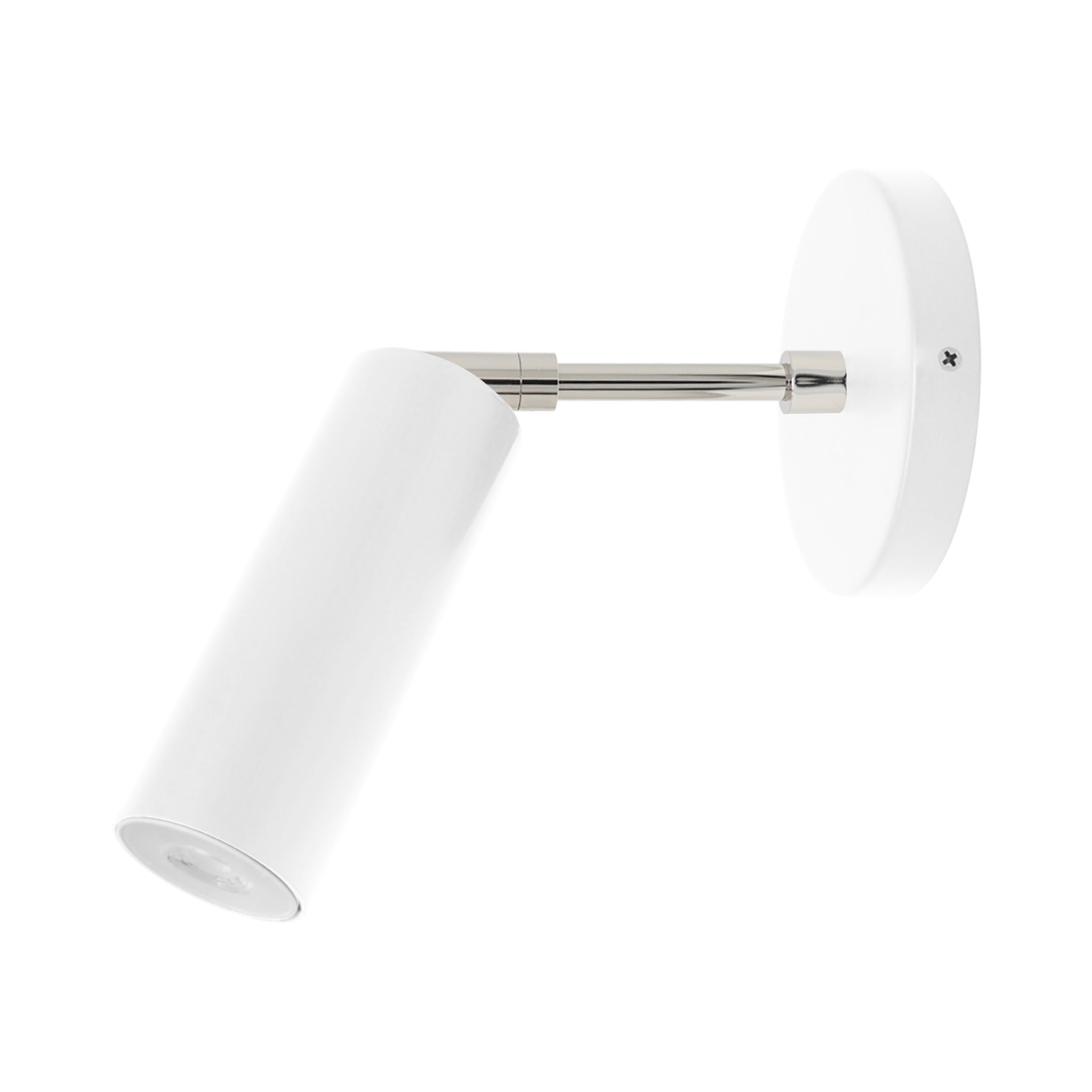 Nickel and spa color Reader sconce 3" arm Dutton Brown lighting